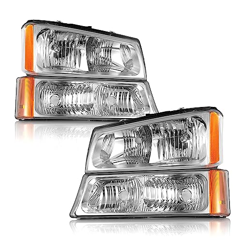 Clear Lens I Chrome Housing I Amber Reflector