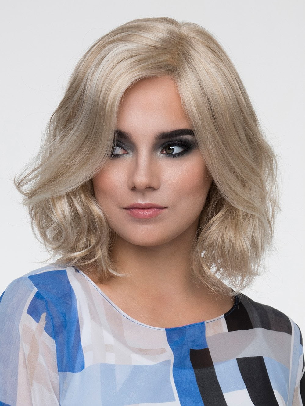 Chloe Synthetic Lace Front Wig with Mono Part - Natural Looking Human Hair Wig for Women | Perfect for Cosplay, Daily Wear & Special Occasions