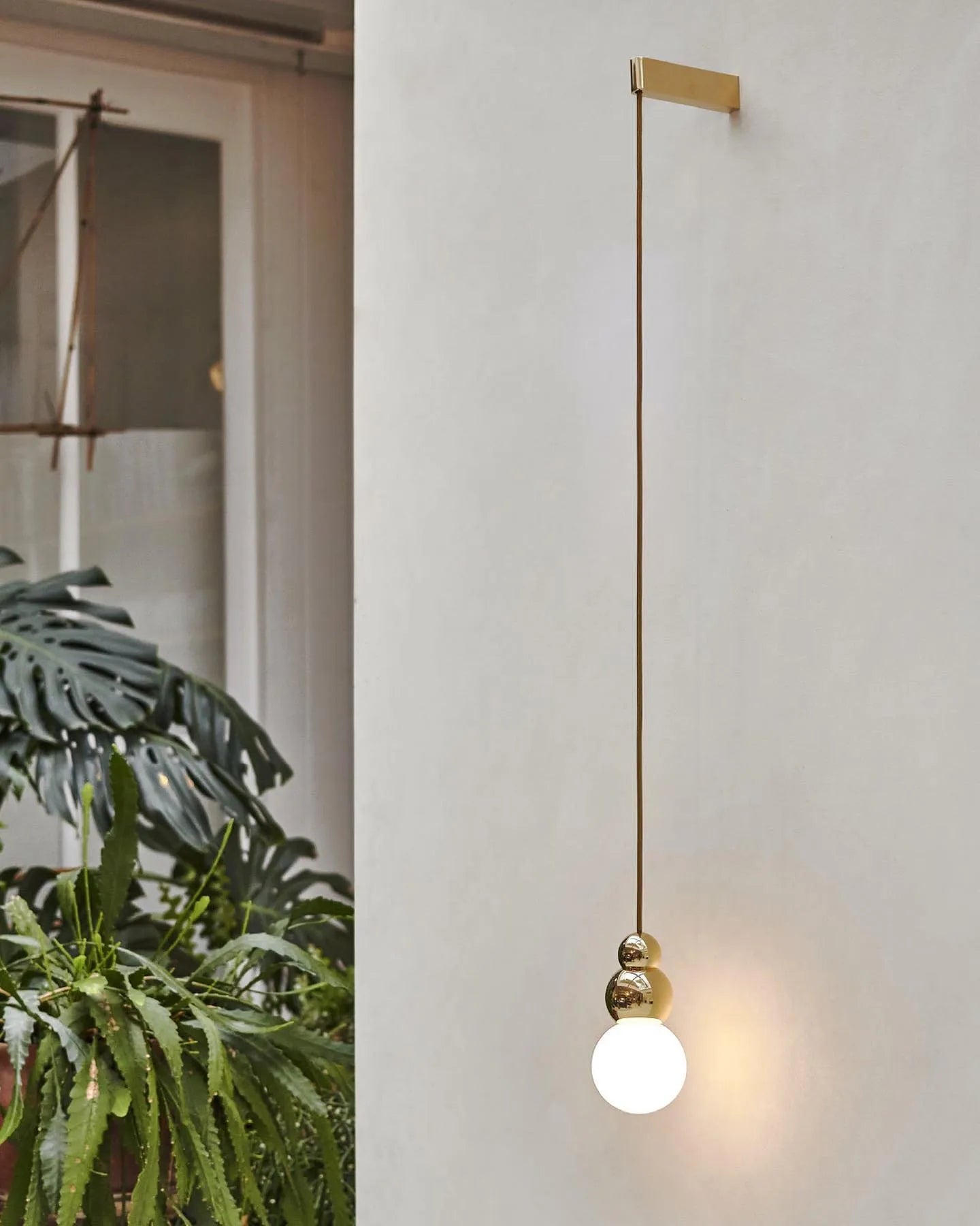 Modern LED Ball Light Wall Lamp - Dimmable Indoor/Outdoor Lighting Fixture for Bedroom, Living Room, Garden & Patio Decor