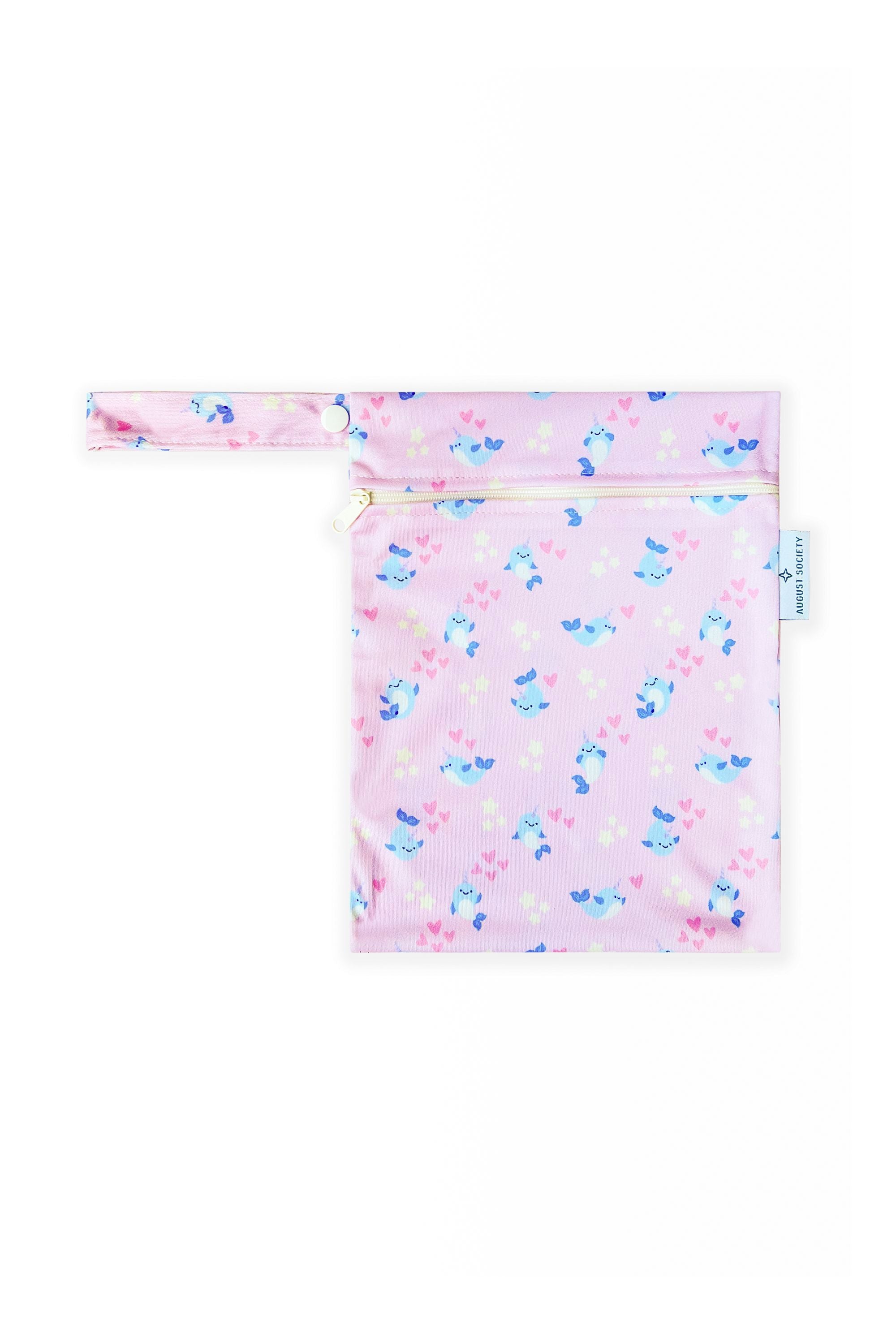 Waterproof Wet Bag for Swimsuits, Diapers & Gym Clothes - Small Reusable Pouch for Travel, Beach & Pool Essentials - Leakproof Storage Solution
