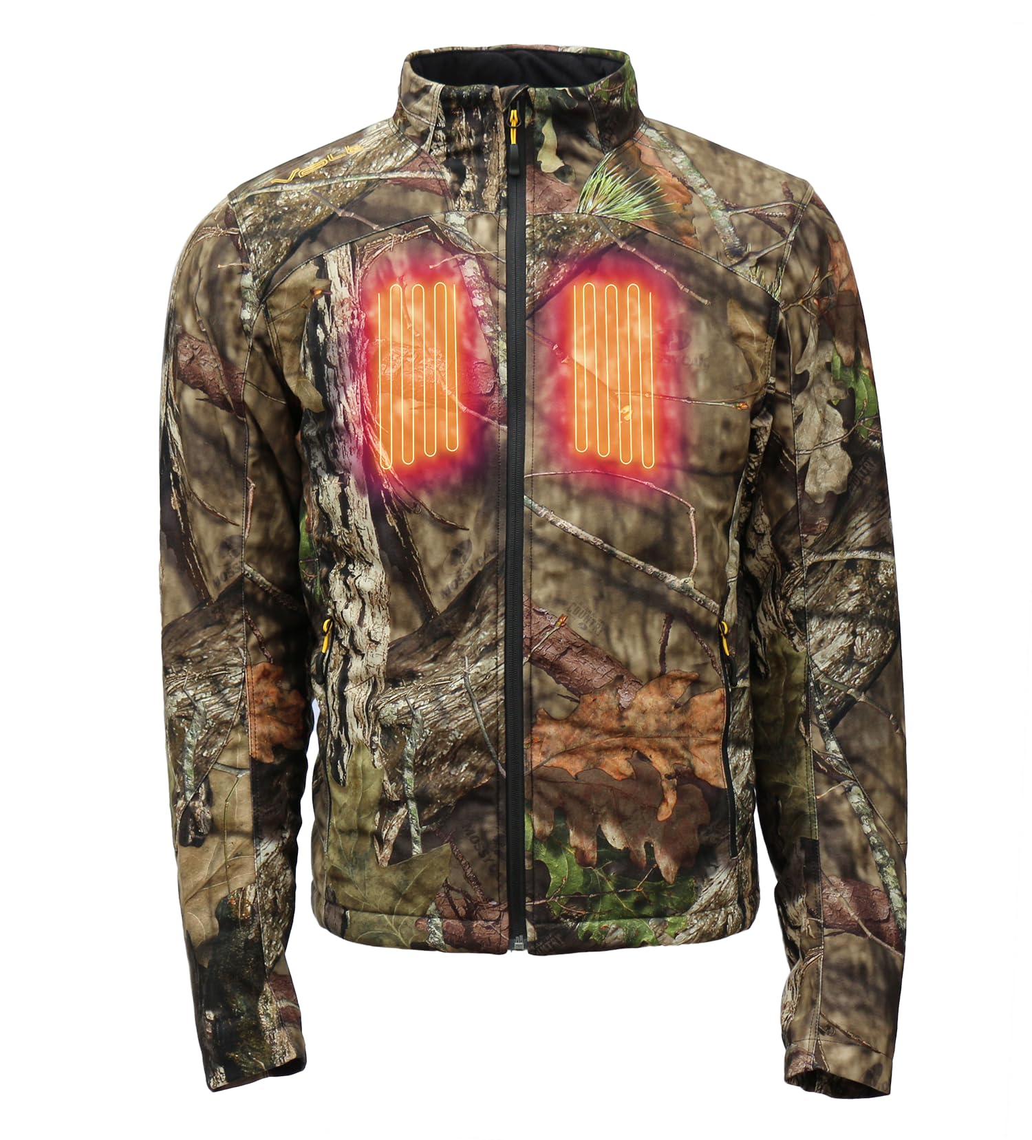 MOSSY OAK COUNTRY HEATED JACKET by Volt - 7V 4-Panel Zero Layer Heat System for Outdoor Hunting & Winter Activities