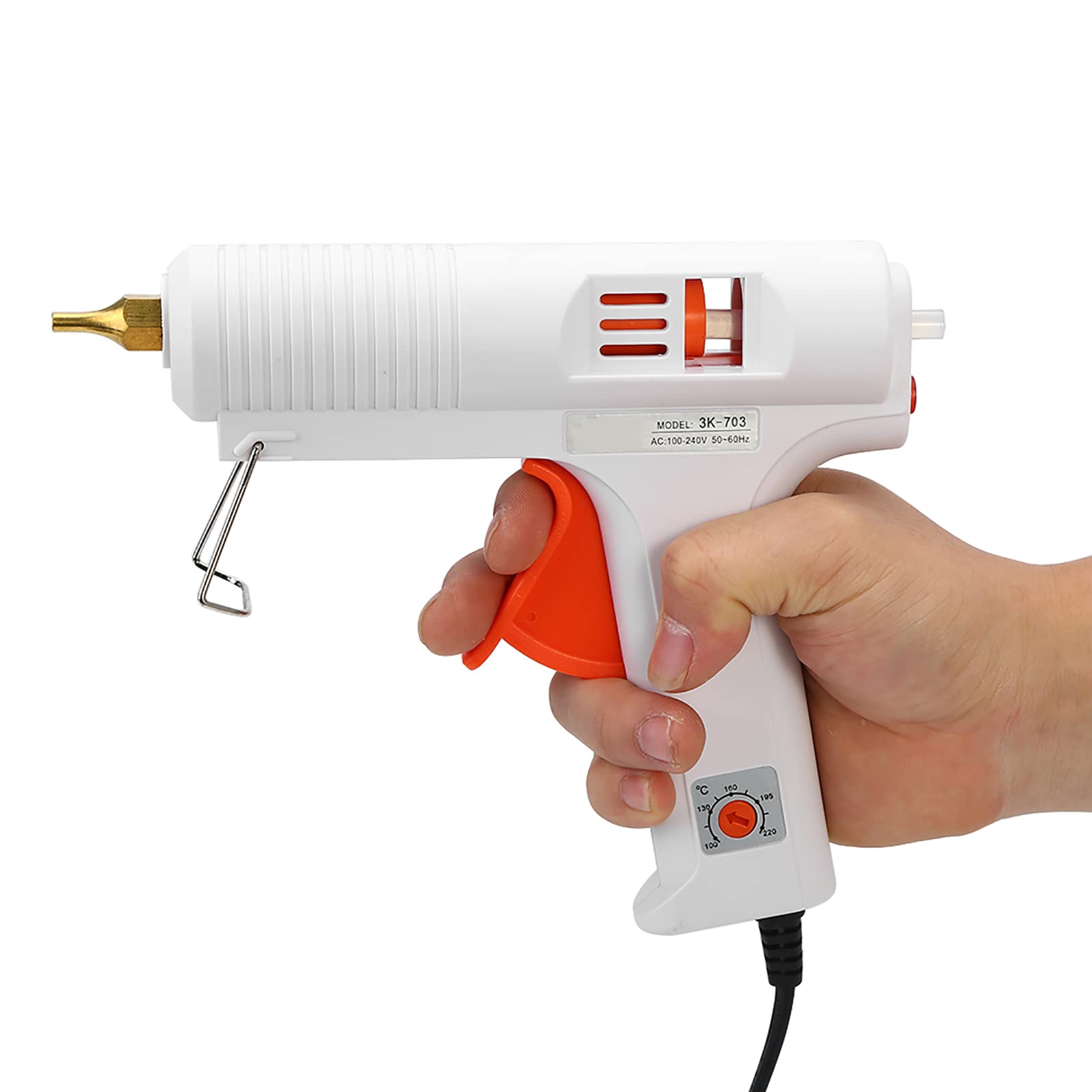 High-Temperature Hot Glue Guns with Adjustable Settings - 110-240V US Plug for DIY Crafts, Home Repairs & Office Projects