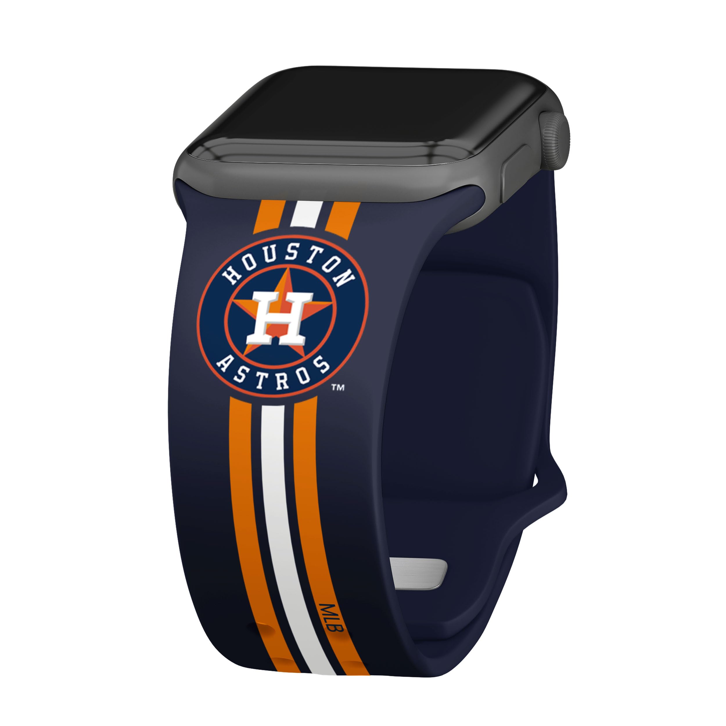 Houston Astros Apple Watch Band - Premium HD Game Time Sports Strap for Apple Watch Series 1/2/3/4/5/6/7/8/SE - Perfect for Baseball Fans, Workouts & Game Day Accessories