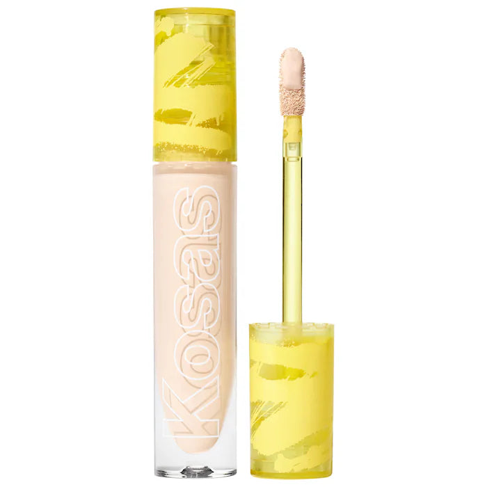 Kosas Corrector Revealer Super Creamy + Brightening Concealer with Caffeine & Hyaluronic Acid – Dark Circle Treatment for Under Eyes, Perfect for Daily Makeup & Skincare Routine