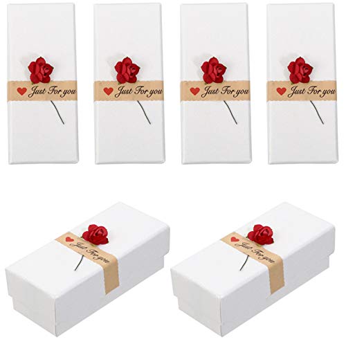 HEALLILY 6-Piece Heart Shaped Gift Box Set - Valentine's Day, Birthday, Anniversary, Wedding Chocolate & Candy Present Box - Perfect for Romantic Surprises, Party Favors, and Special Occasions