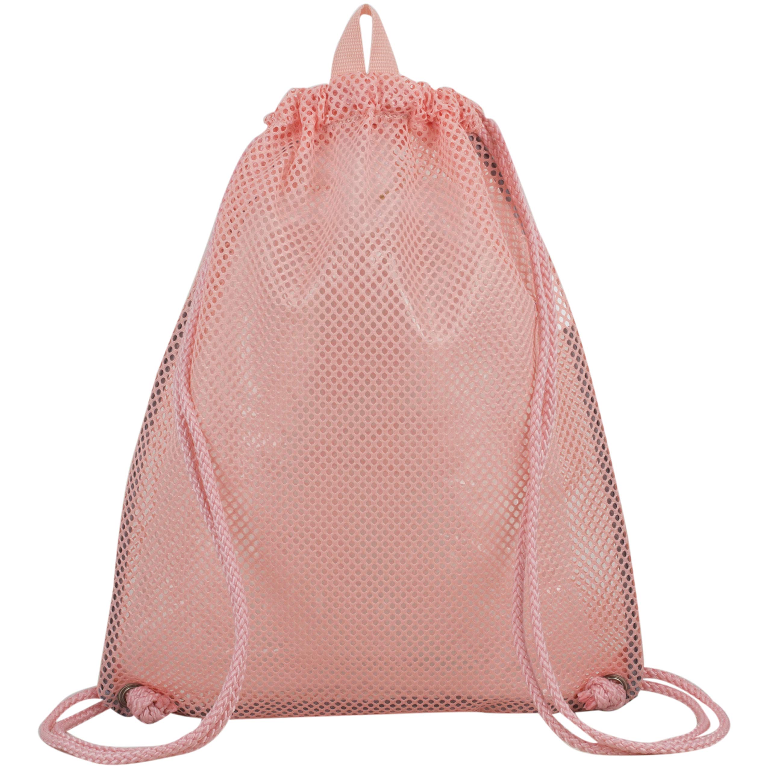 Eastsport Lightweight Mesh Drawstring Backpack - Breathable Gym Sackpack for Travel, College, Beach & Shopping | Perfect for Workouts, Campus Life & Outdoor Activities