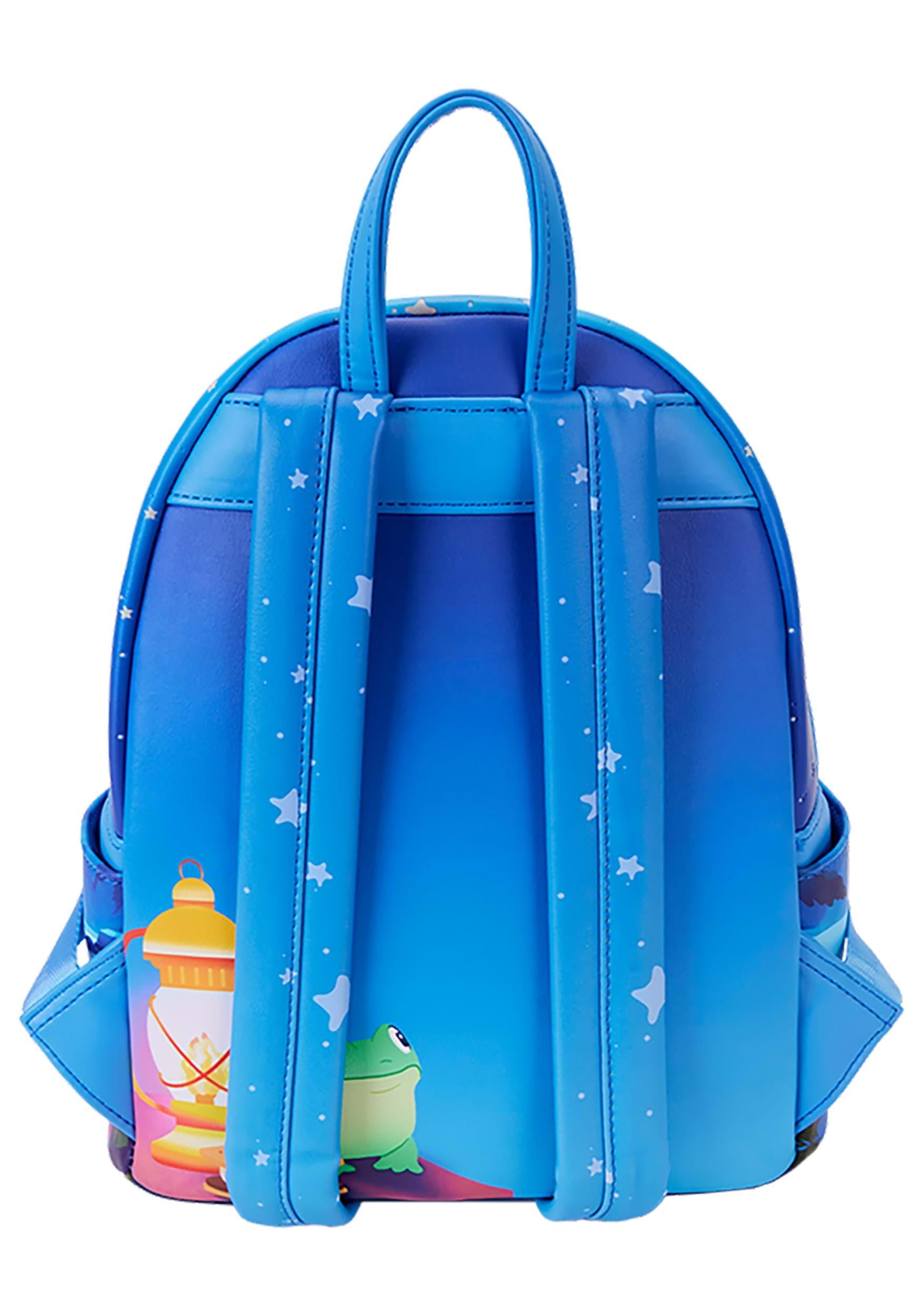 Loungefly Disney Stitch Camping Cuties Glow Mini Backpack - Cute Lilo & Stitch Themed Bag for Women & Teens | Perfect for School, Travel & Disney Park Visits