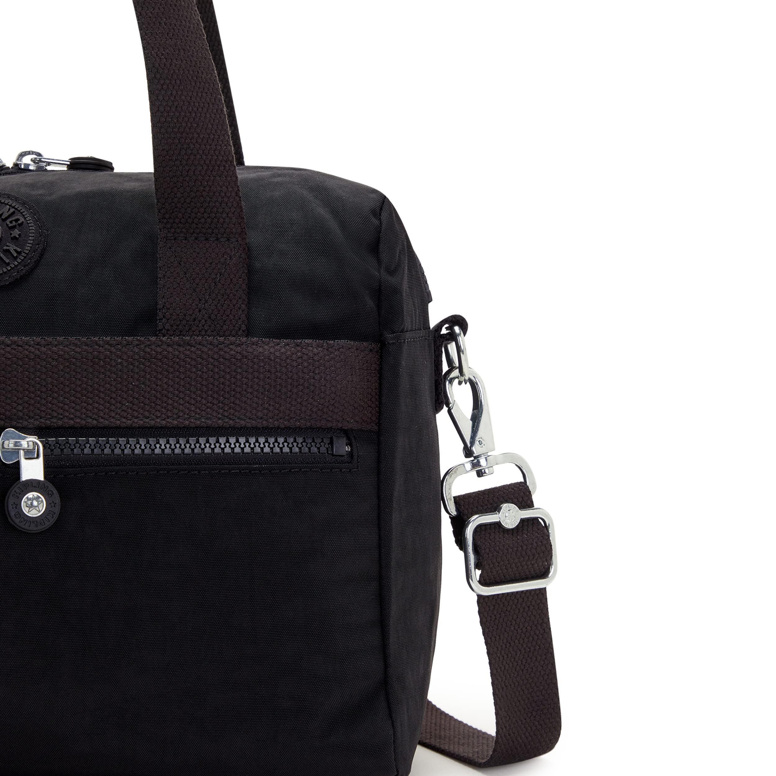 Kipling Women's Klara Handbag - Stylish Crinkle Nylon Purse with Removable Shoulder Strap & Dual Carry Handles | Perfect for Work, Travel & Everyday Use | Organize Your Essentials in Style