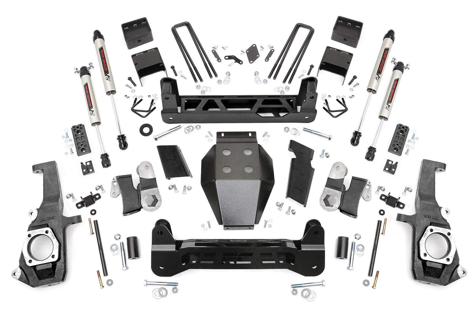 7.5 Inch Lift Kit for Chevy/GMC 2500HD & 3500HD (2011-2019) - Heavy Duty Suspension Upgrade - NTD V2 Series 25370 - Perfect for Off-Roading & Truck Customization