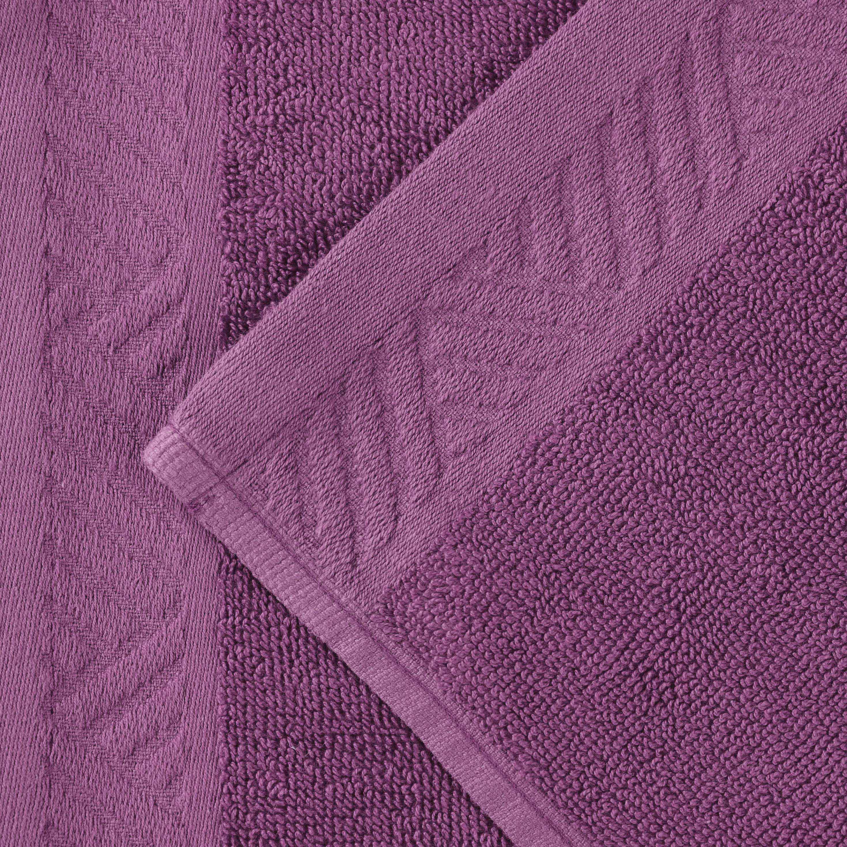 Luxury 6-Piece Egyptian Cotton Towel Set - Basketweave Jacquard & Solid Design - Ultra Soft & Absorbent Bath Towels for Spa, Hotel, or Home Use