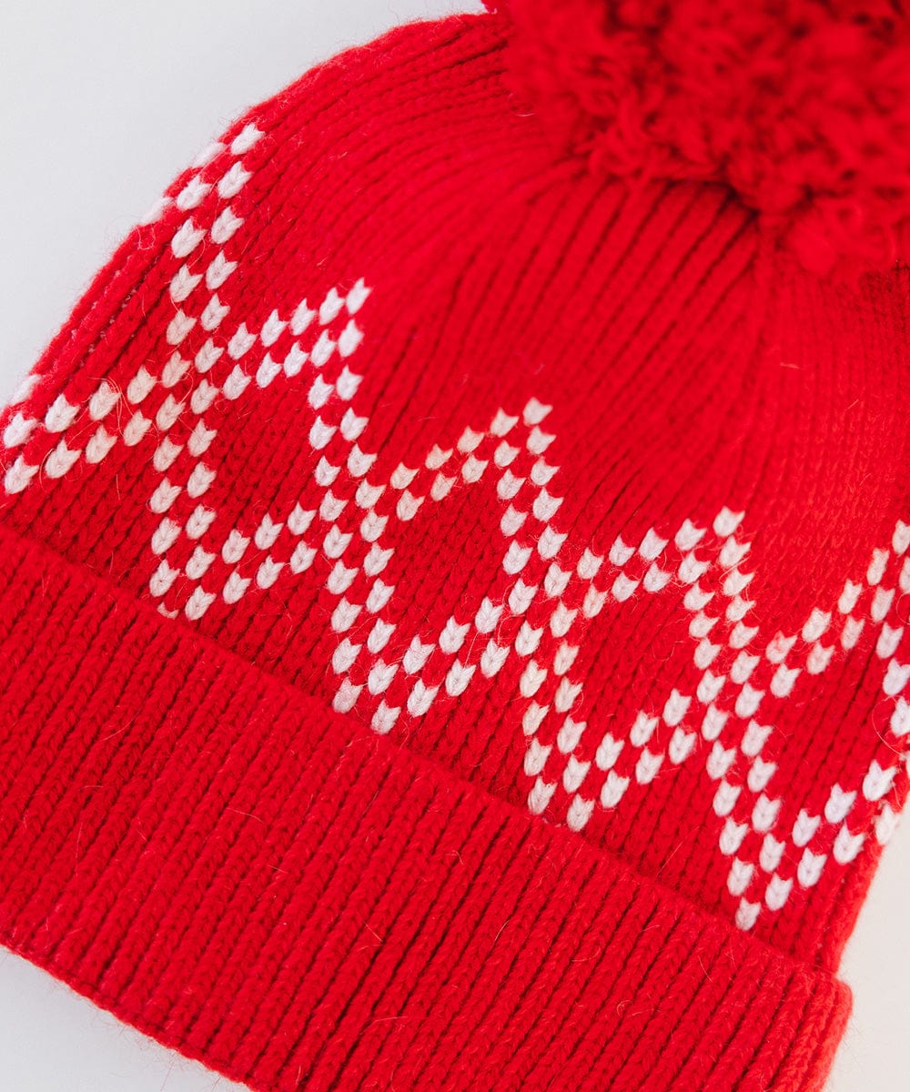 Elio Pom Beanie - Warm Winter Knit Hat with Faux Fur Pom for Men & Women - Perfect for Skiing, Snowboarding & Outdoor Activities
