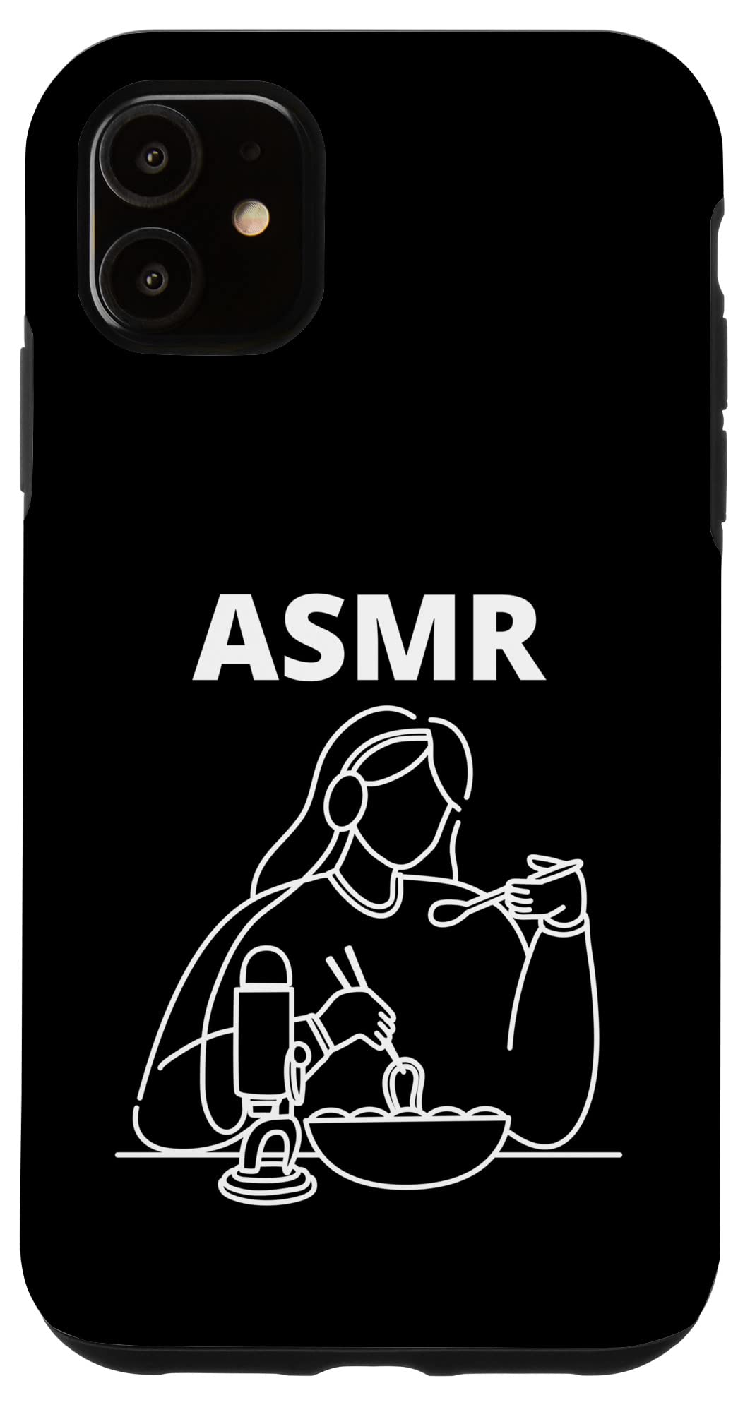 iPhone 11 Case with ASMR Sound Effects - Perfect for Mukbang Videos, Food ASMR Content Creation & Everyday Protection (Compatible with iPhone 11)