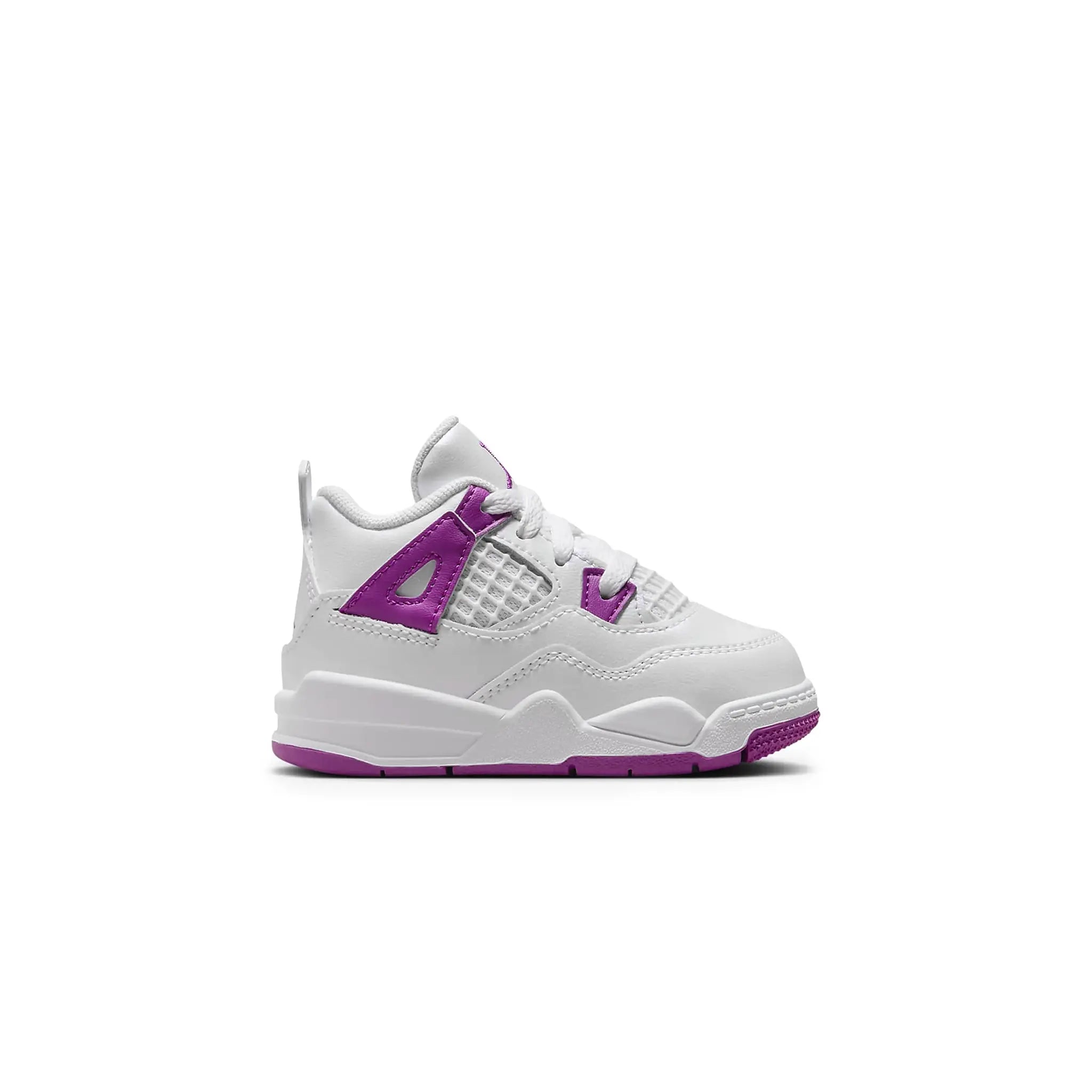 Air Jordan 4 Retro Hyper Violet (TD) Basketball Shoes for Men - Stylish Sneakers for Casual Wear, Street Fashion & Sports Performance