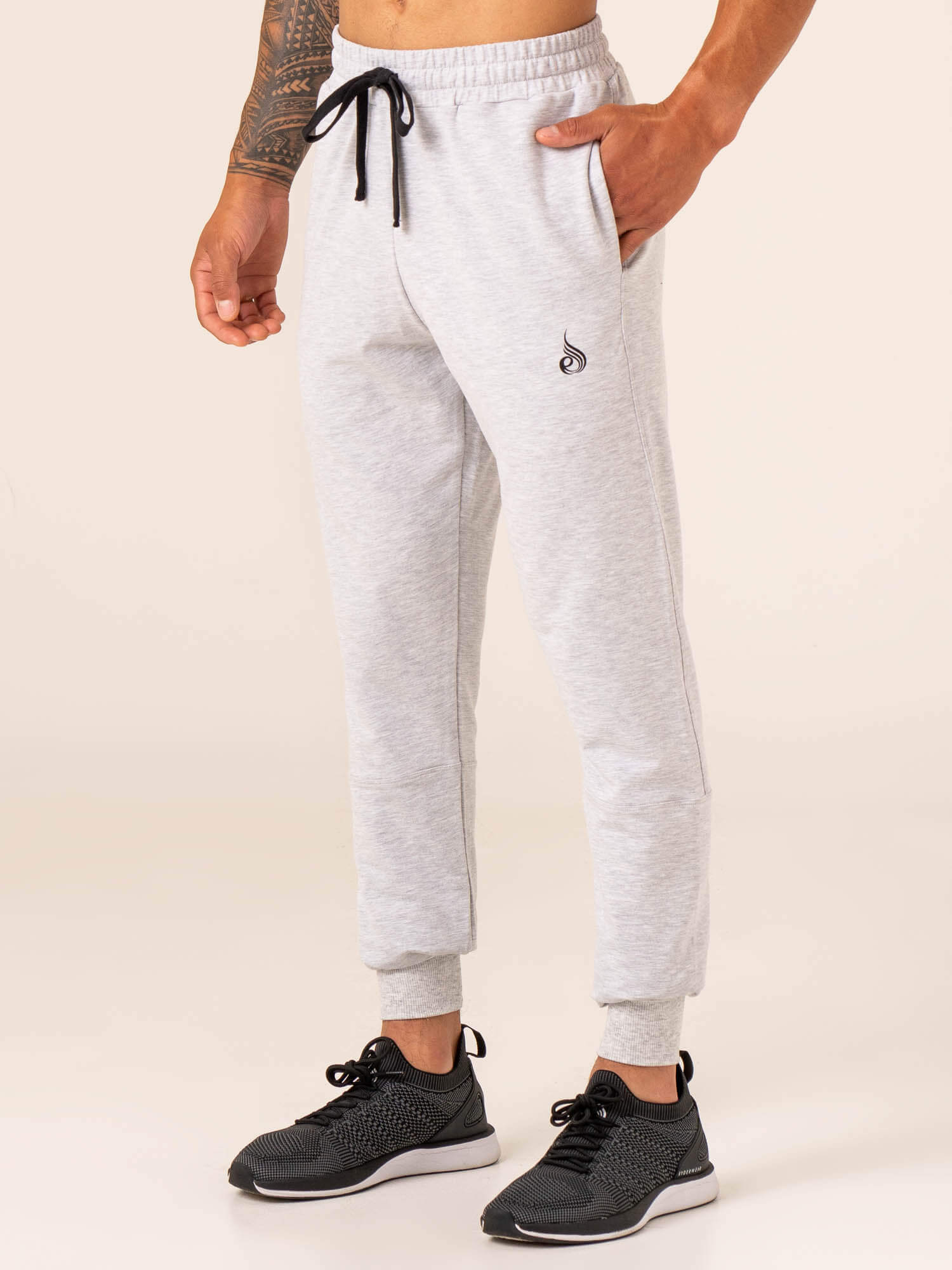 Emerge Track Pant - Snow Grey Marl - Comfortable & Stylish Joggers for Men & Women - Perfect for Running, Gym & Casual Wear