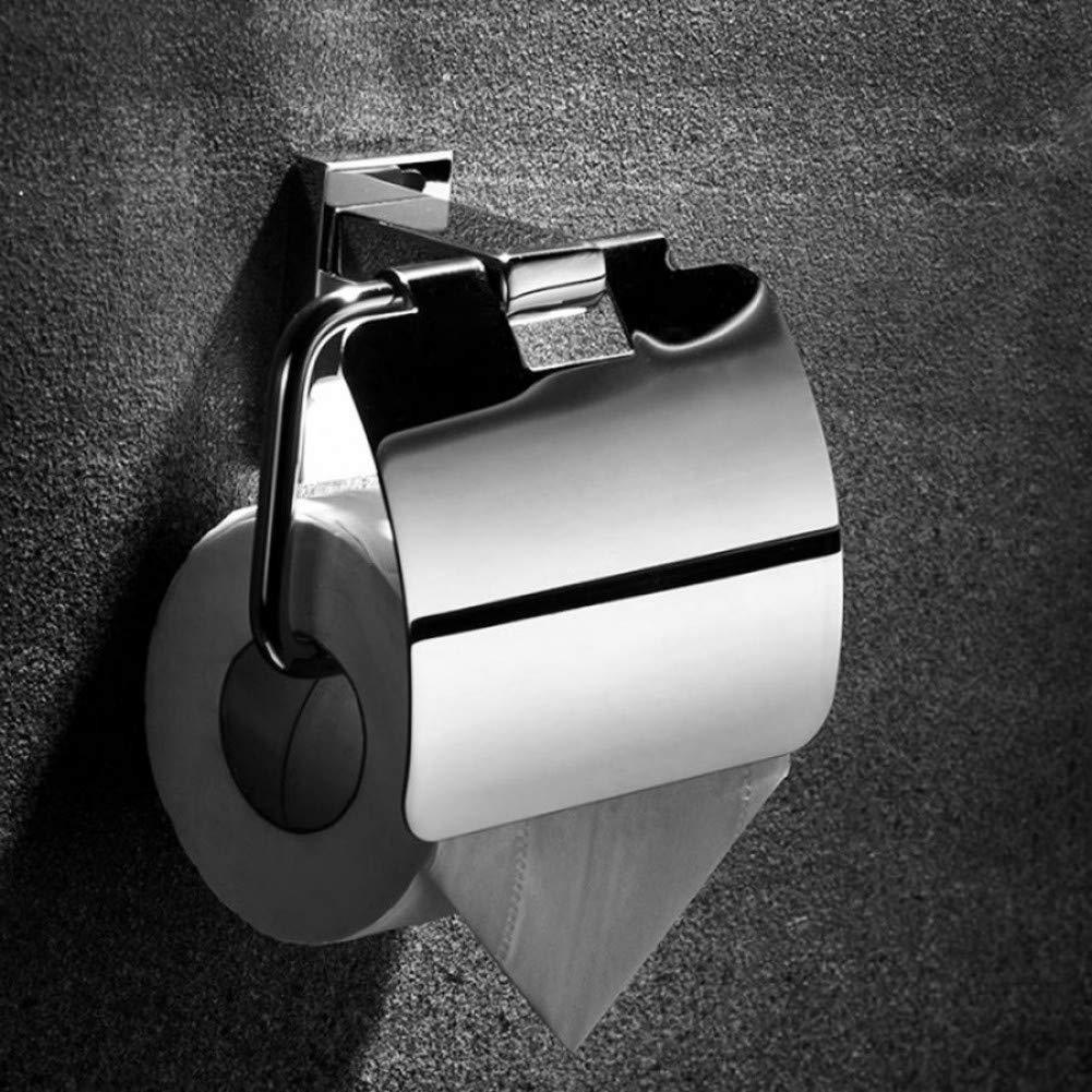 Stainless Steel Toilet Paper Holder - Waterproof Bathroom Tissue Roll Rack with Wall Mount, Hanging Toilet Paper Shelf for Home, Hotel & Office (JF-XUAN) - Perfect for Small Bathrooms & Space-Saving Solutions