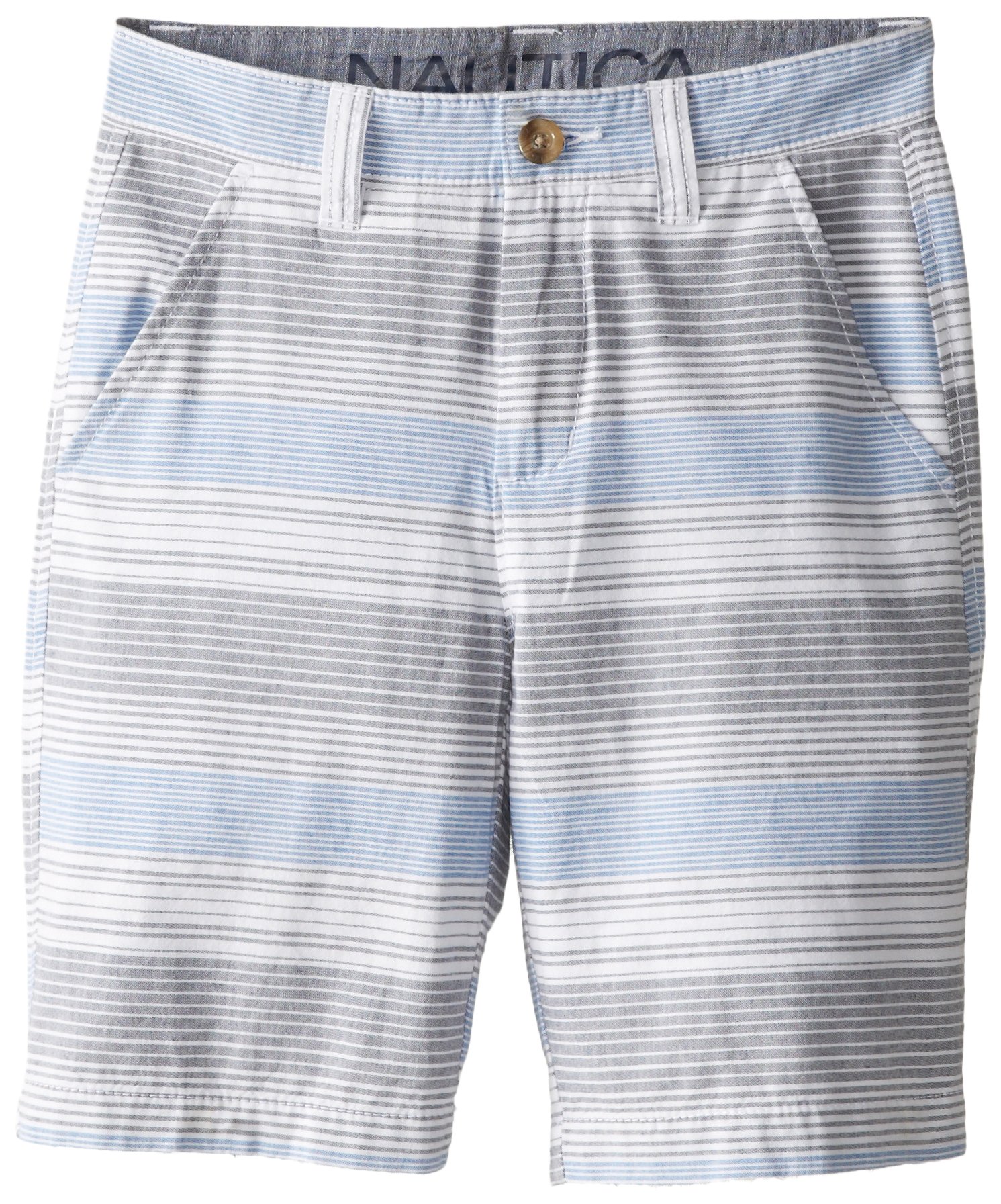 Nautica Boys' Stripe Short Sleeve Polo Shirt - Classic Cotton Casual Wear for Summer, School & Outdoor Activities
