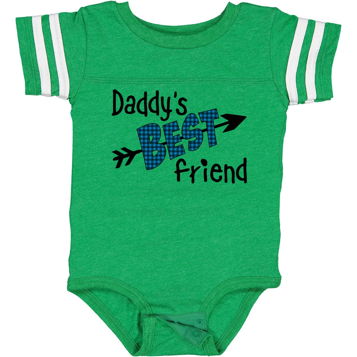 Inktastic Daddy's Best Friend Arrow & Plaid Letters Baby Bodysuit - Perfect for Family Photos & Special Occasions