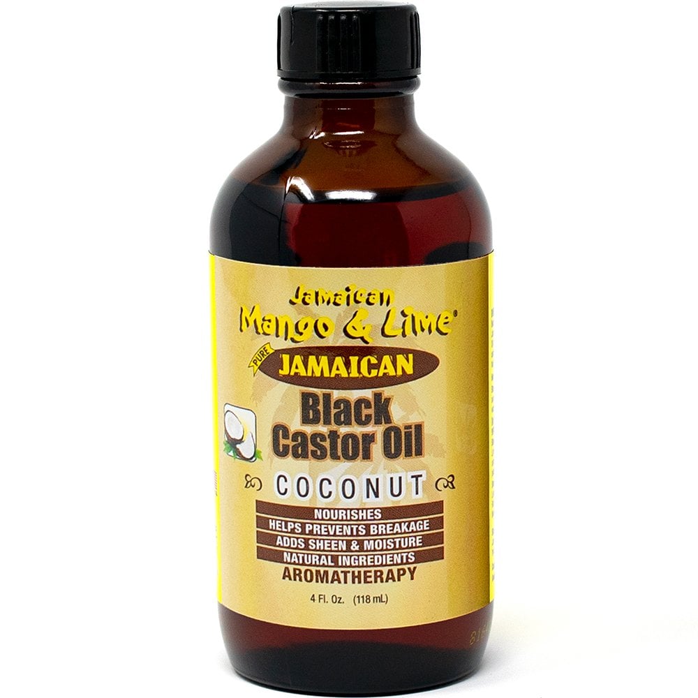 Pure Jamaican Black Castor Oil 4oz - 100% Natural Hair Growth & Skin Care - Perfect for Hair Loss, Dry Scalp & Eczema Treatment - Home & Salon Use