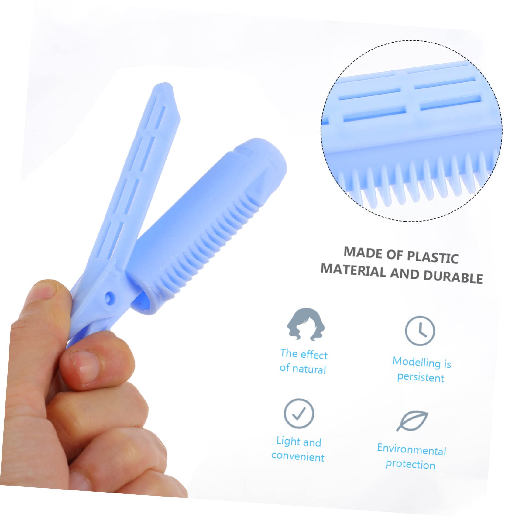 minkissy Professional Hairdressing Curlers Set of 6 - Volumizing Hair Clips & Rollers for Women - Easy to Use Hair Shaping Tools for Salon & Home Styling - Perfect for Updos, Curls & Volume Boost