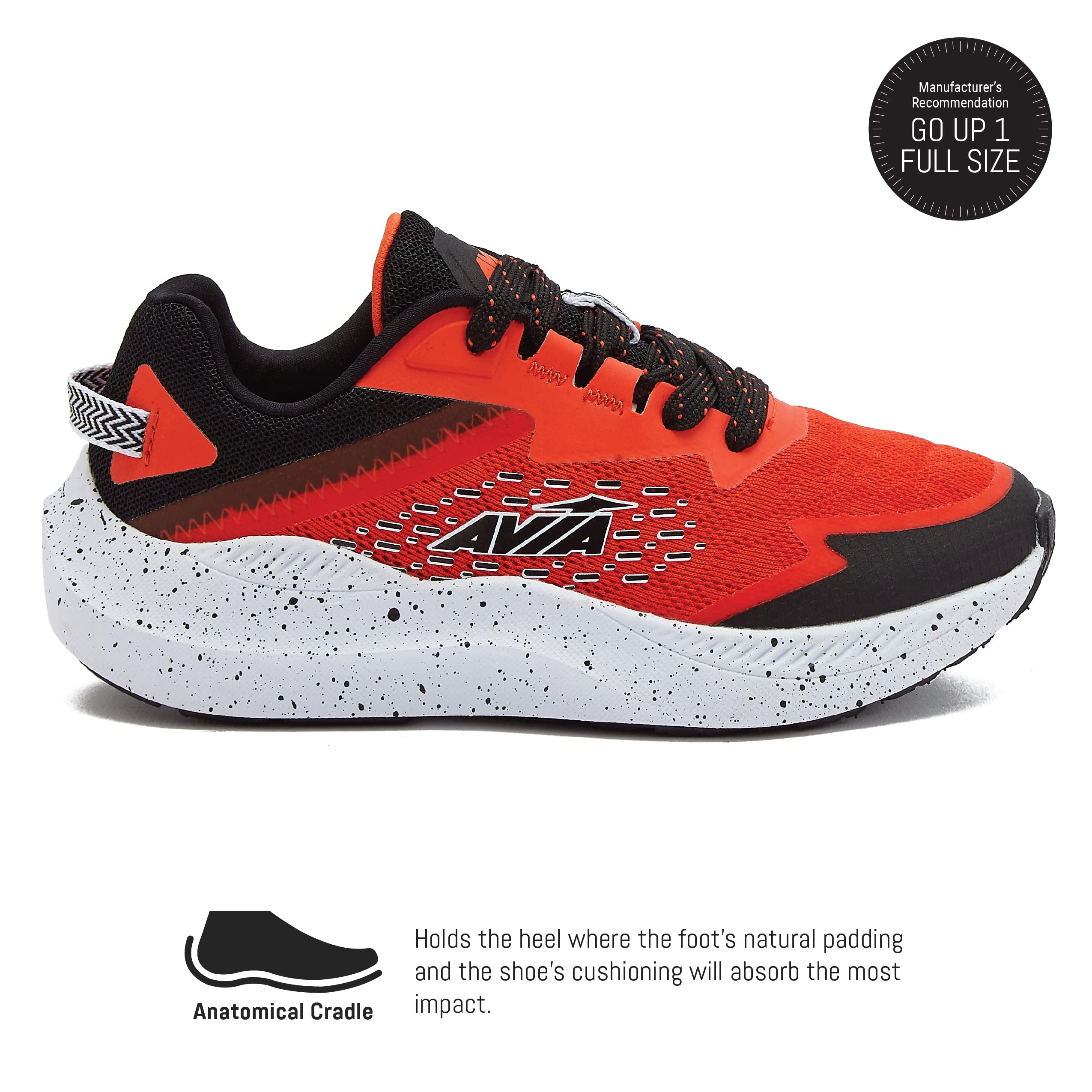 Avia Avi-Storm Boys' Sneakers - Lightweight Tennis, Athletic & Running Shoes for Toddler, Little & Big Kids (Sizes 11-6) - Perfect for School, Sports & Everyday Play
