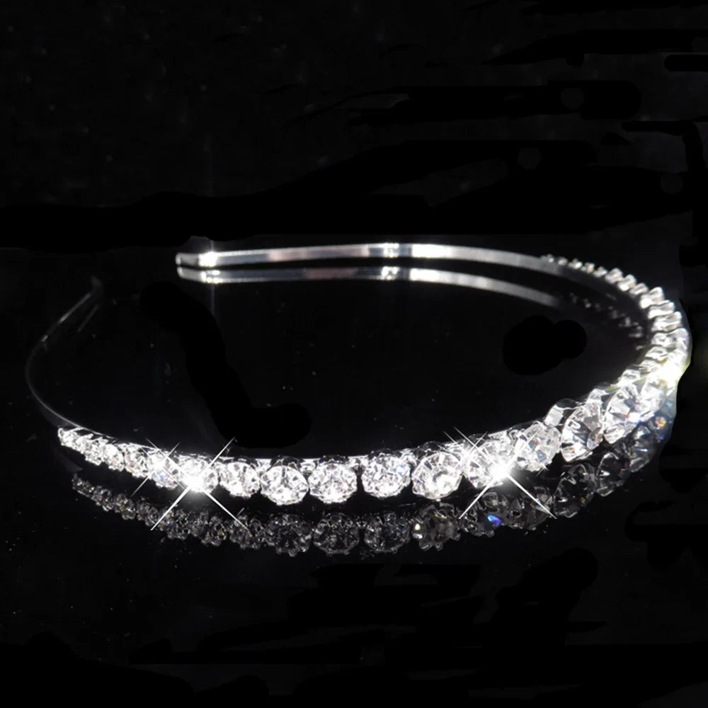 AINAMEISI Elegant Bridal Hair Accessories for Women - Pearl Crystal Rhinestone Wedding Tiara Crown | Perfect for Bridal Shower, Wedding Ceremony & Special Occasions
