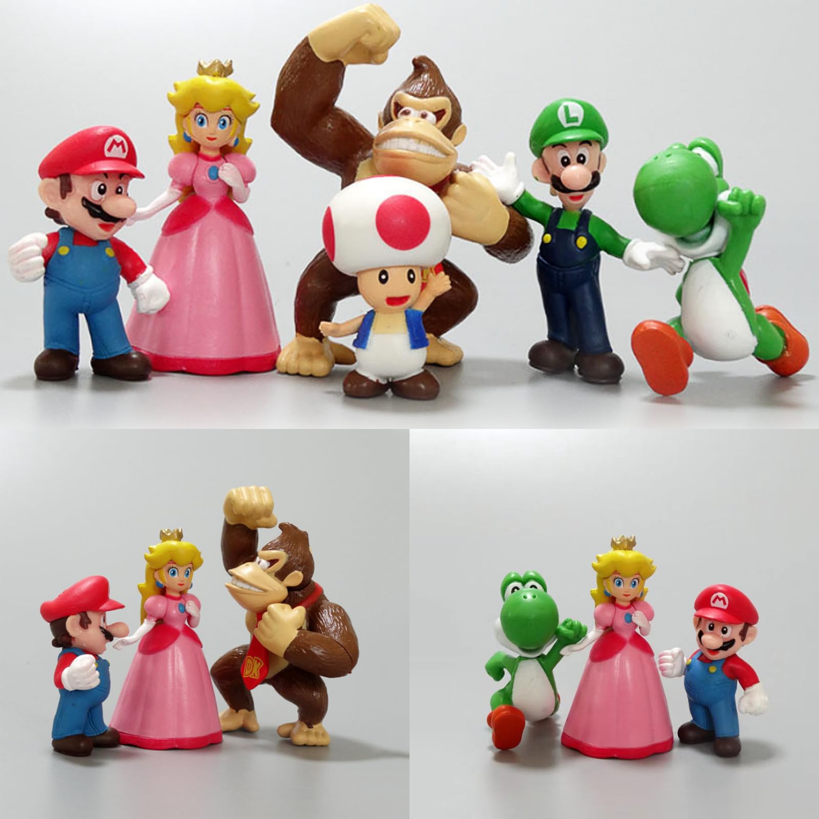 6 Pcs Birthday Cake Toppers Set - Fun Cartoon Cake Decorations for Kids Birthday Party | Super Cute Cake Toppers for Birthday Cakes, Cupcakes & Desserts | Perfect for Birthday Celebrations, Baby Showers & Special Events