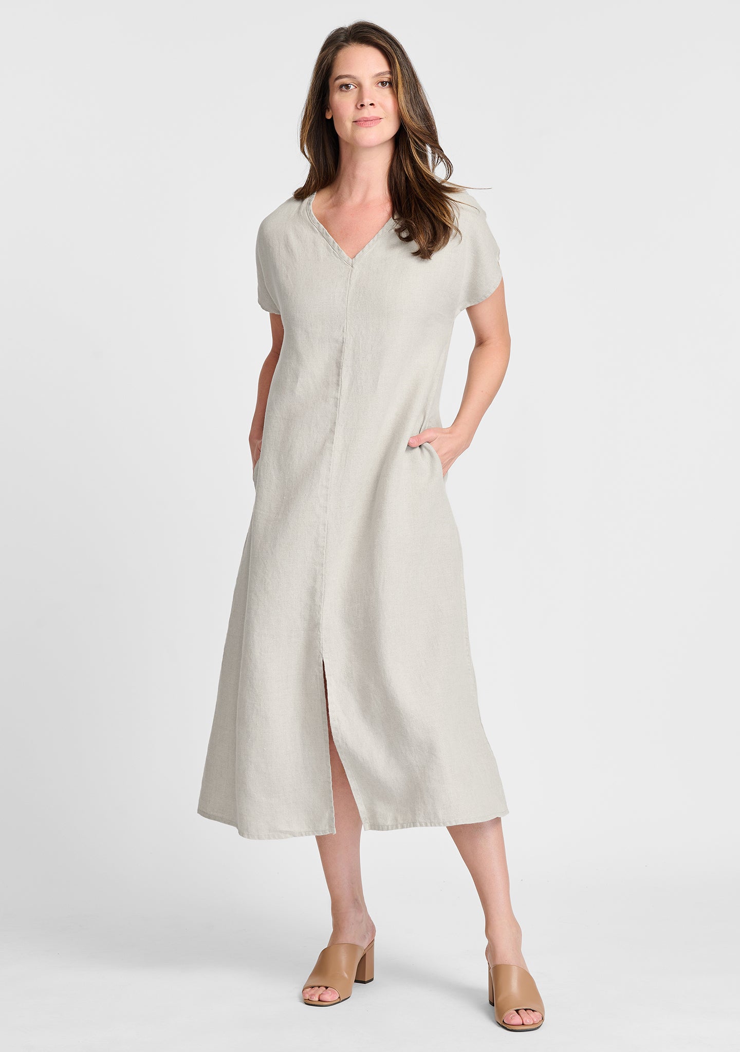 Yara Dress - Linen Maxi Dress for Women | Summer Beach Vacation & Boho Chic Outfit | Final Sale