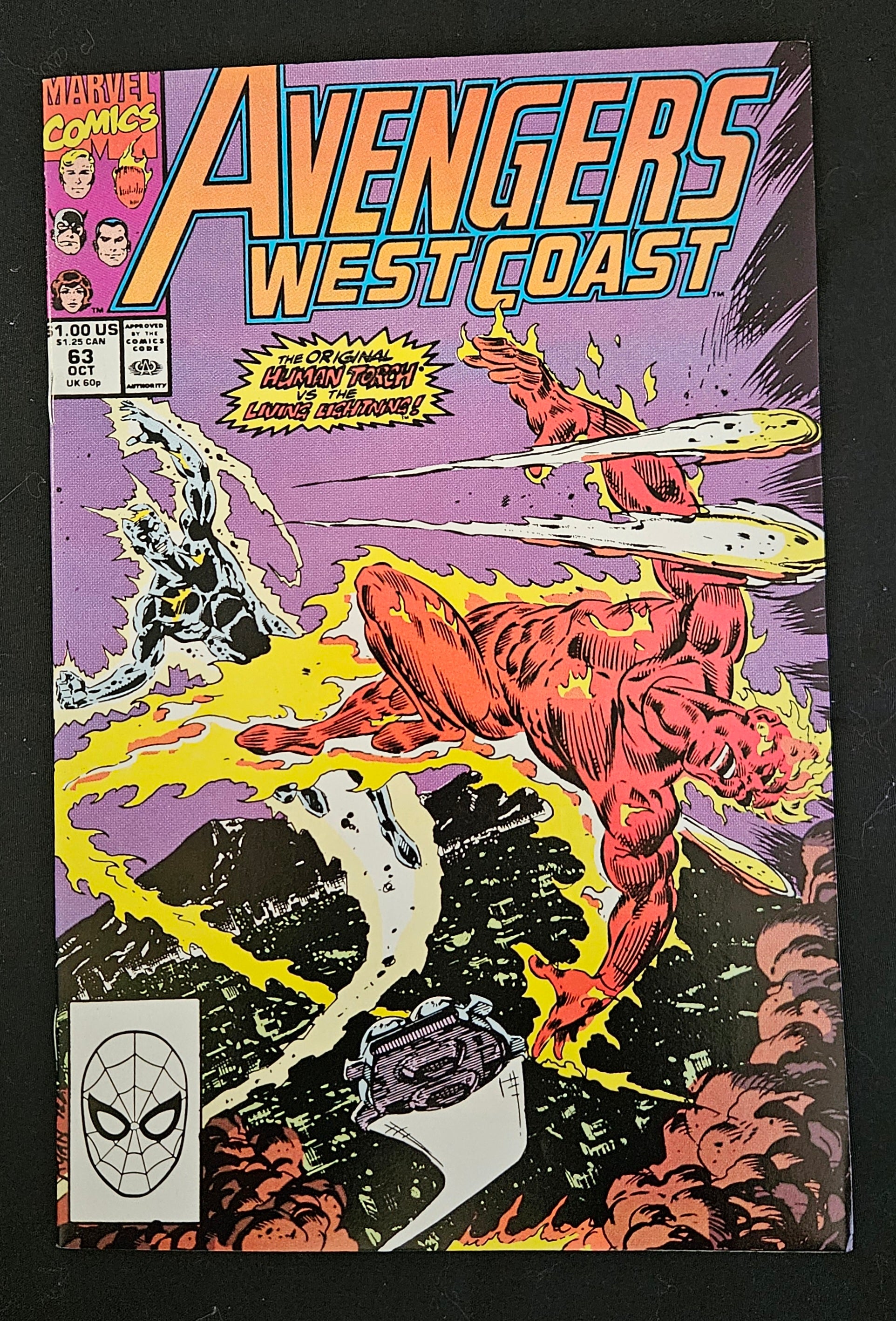 Marvel Comic Book - West Coast Avengers #63 (Feb 1991) 