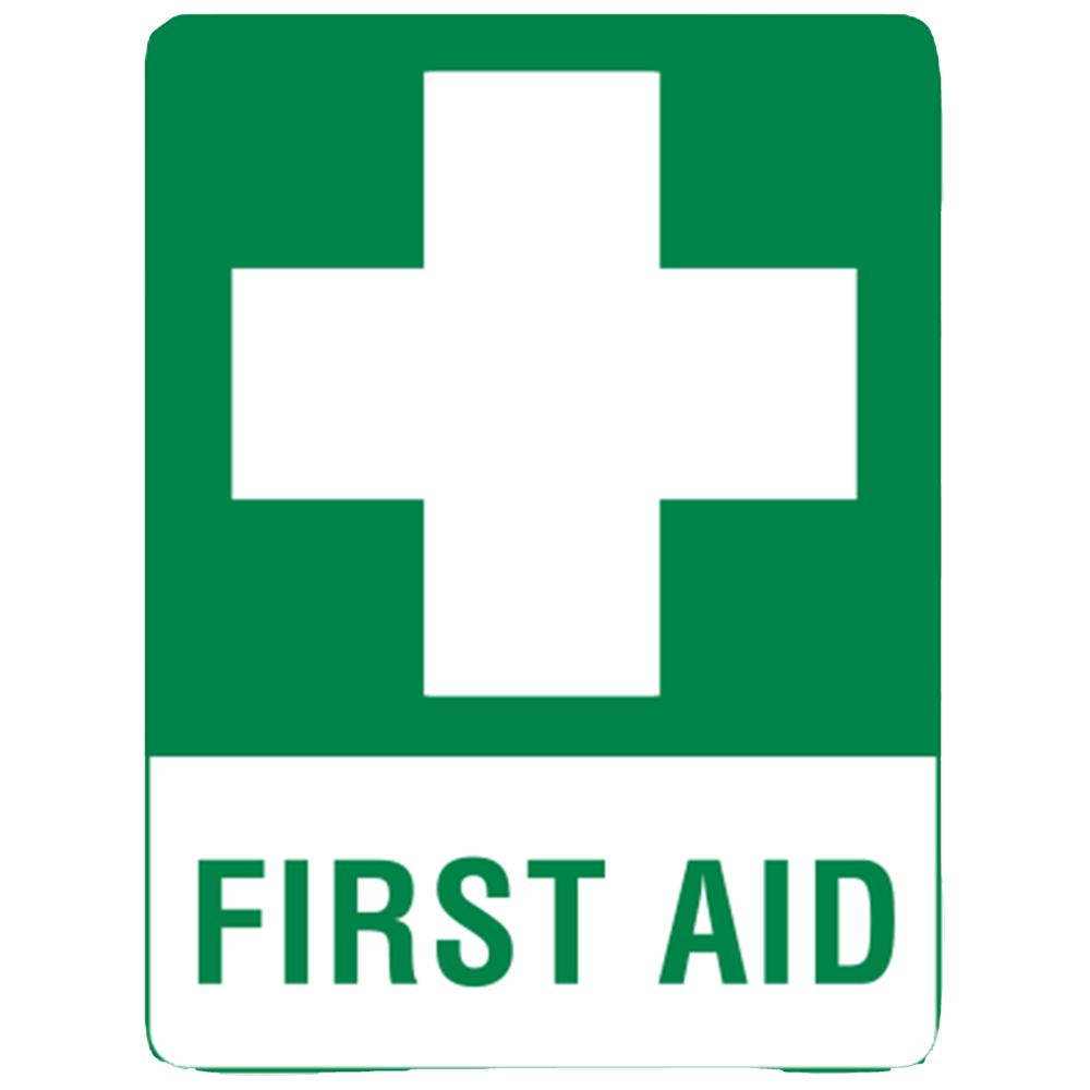 Large Metal First Aid Sign 60 x 45cm - Emergency Safety Sign for Workplace, Hospital & Public Areas - Durable Rustproof First Aid Kit Sign