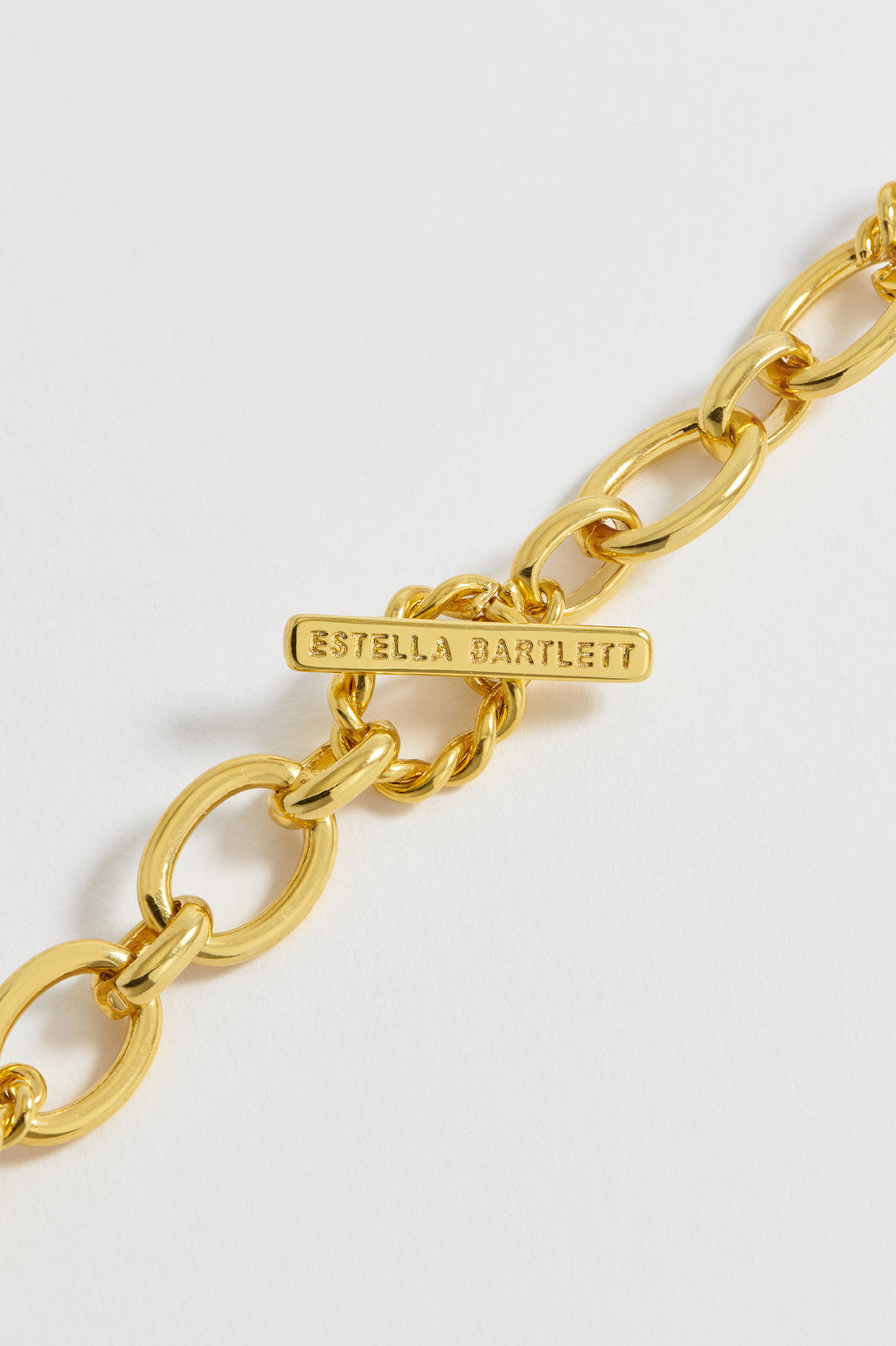 Chunky Chain T Bar Necklace for Women - Gold Plated Statement Jewelry - Perfect for Casual Outfits, Date Nights & Office Wear