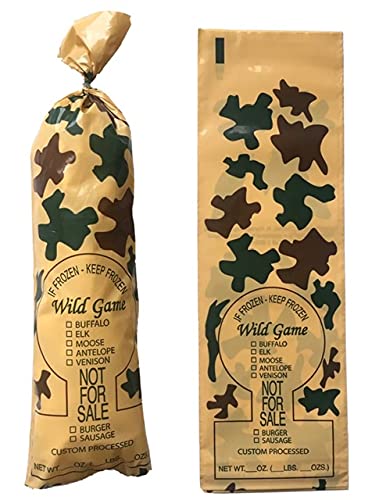 Premium Wild Game Freezer Bags - 2 lb Capacity (1000 Count Box) - Heavy Duty Vacuum Seal Bags for Meat Storage, Hunting & Fishing Trips