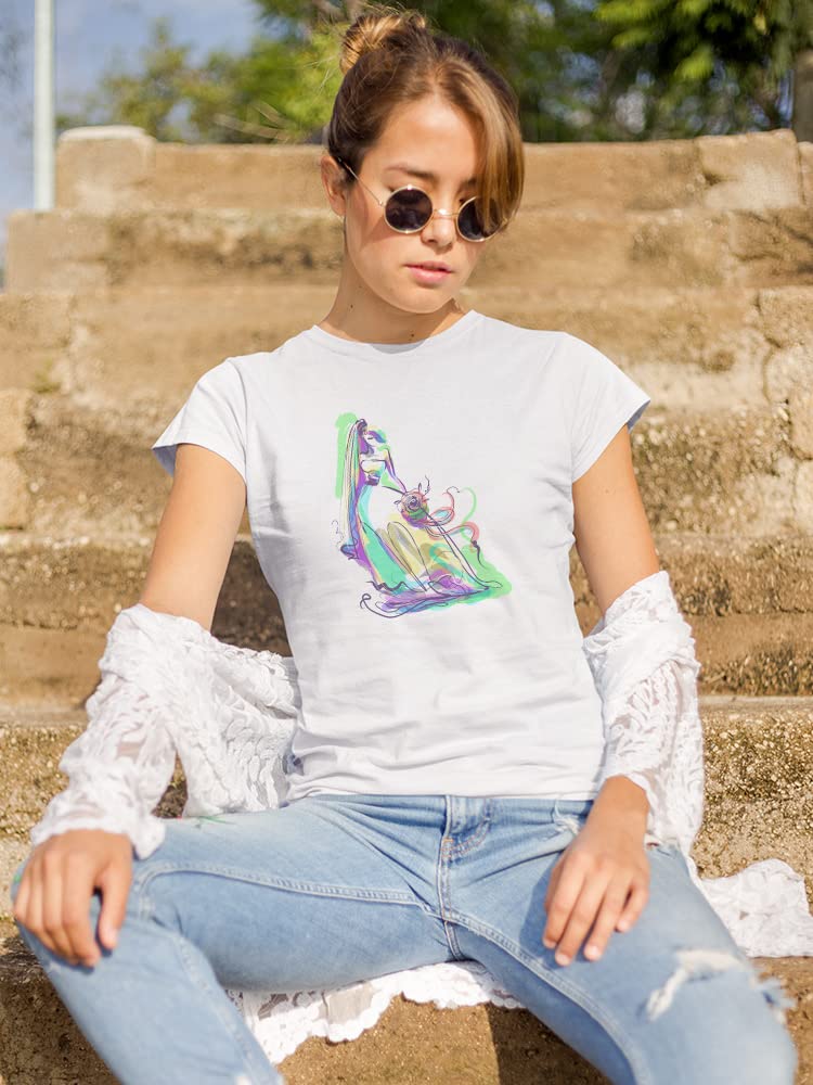 Elegant Bride Wedding Dress T-Shirt for Women - Perfect for Bridal Showers, Bachelorette Parties & Honeymoon Getaways