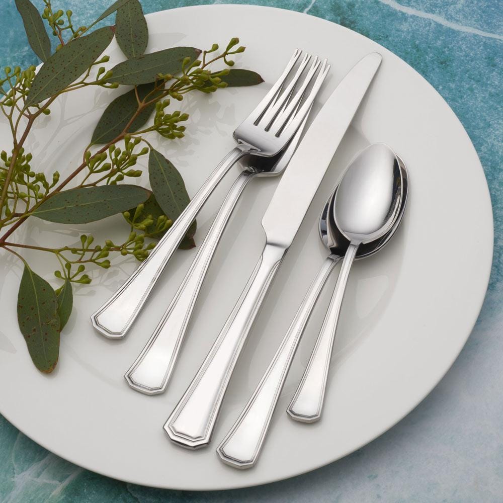 Joslyn 20-Piece Stainless Steel Flatware Set - Service for 4 - Elegant Dining Utensils for Everyday Meals & Dinner Parties - Dishwasher Safe Silverware for Home & Restaurant Use