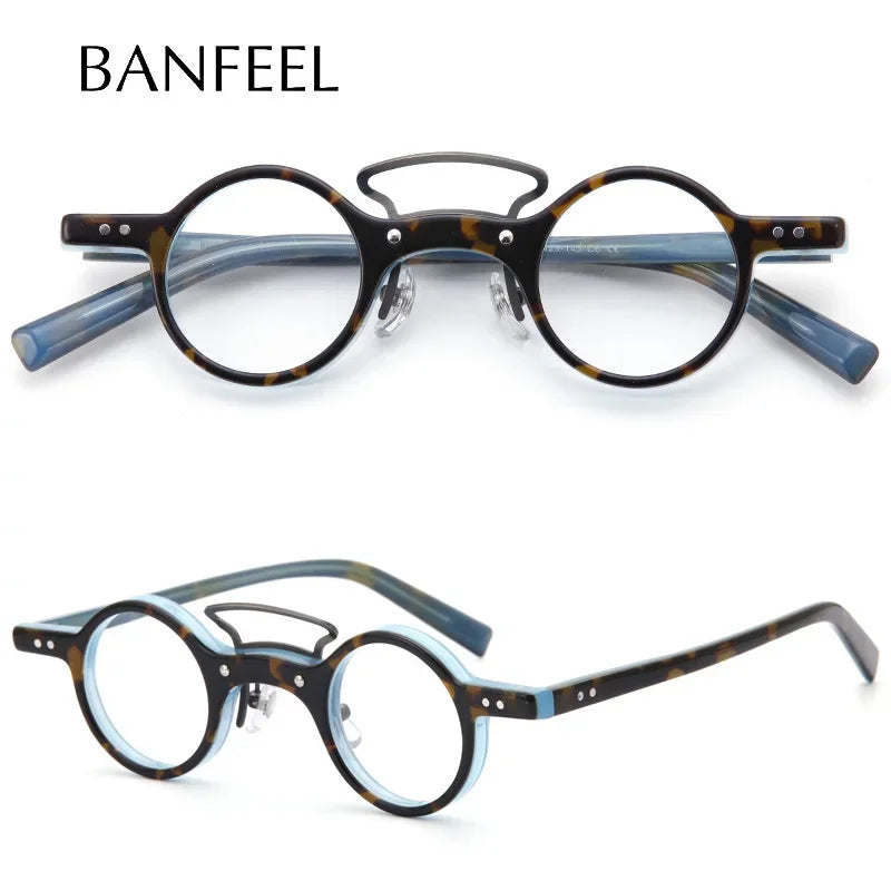 Aror Women's Full Rim Oval Double Bridge Acetate Eyeglasses 56011 - Stylish Reading Glasses for Work, Office & Everyday Fashion
