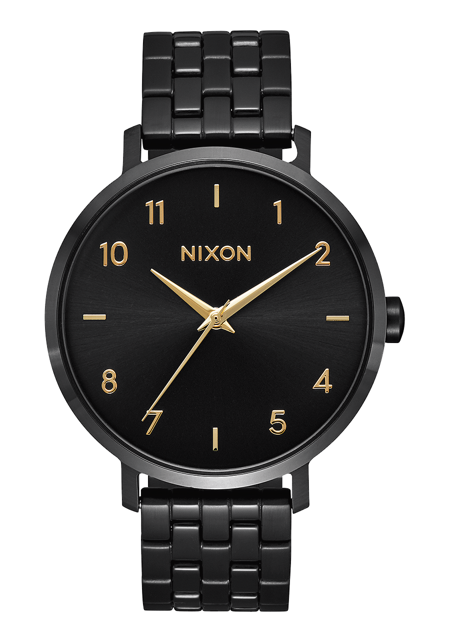 Arrow Dial Gold Sunray Watch - Elegant & Stylish Timepiece for Men & Women | Perfect for Business, Casual & Formal Occasions