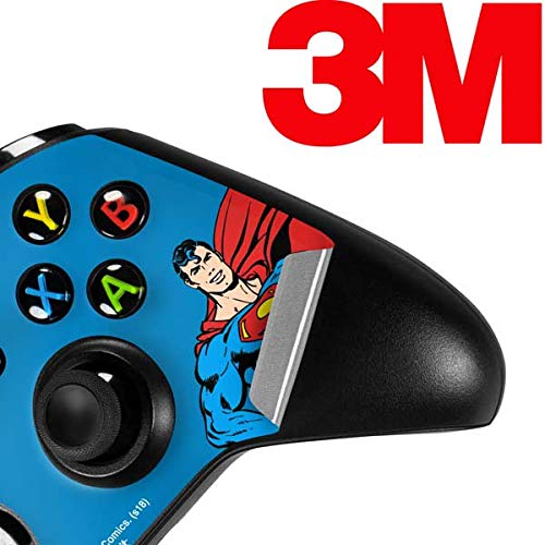 Officially Licensed Warner Bros Superman Skin for Xbox One S Controller - Custom Gaming Decal for Enhanced Grip & Style - Perfect for Gamers & Collectors