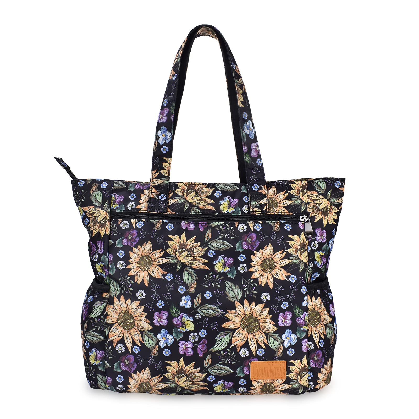 CLOUDMUSIC Large Waterproof Shoulder Tote Bag for Women - Perfect for Nurses, Teachers, Work, Gym, Travel & Beach | Spacious Multipurpose Carryall for Everyday Use