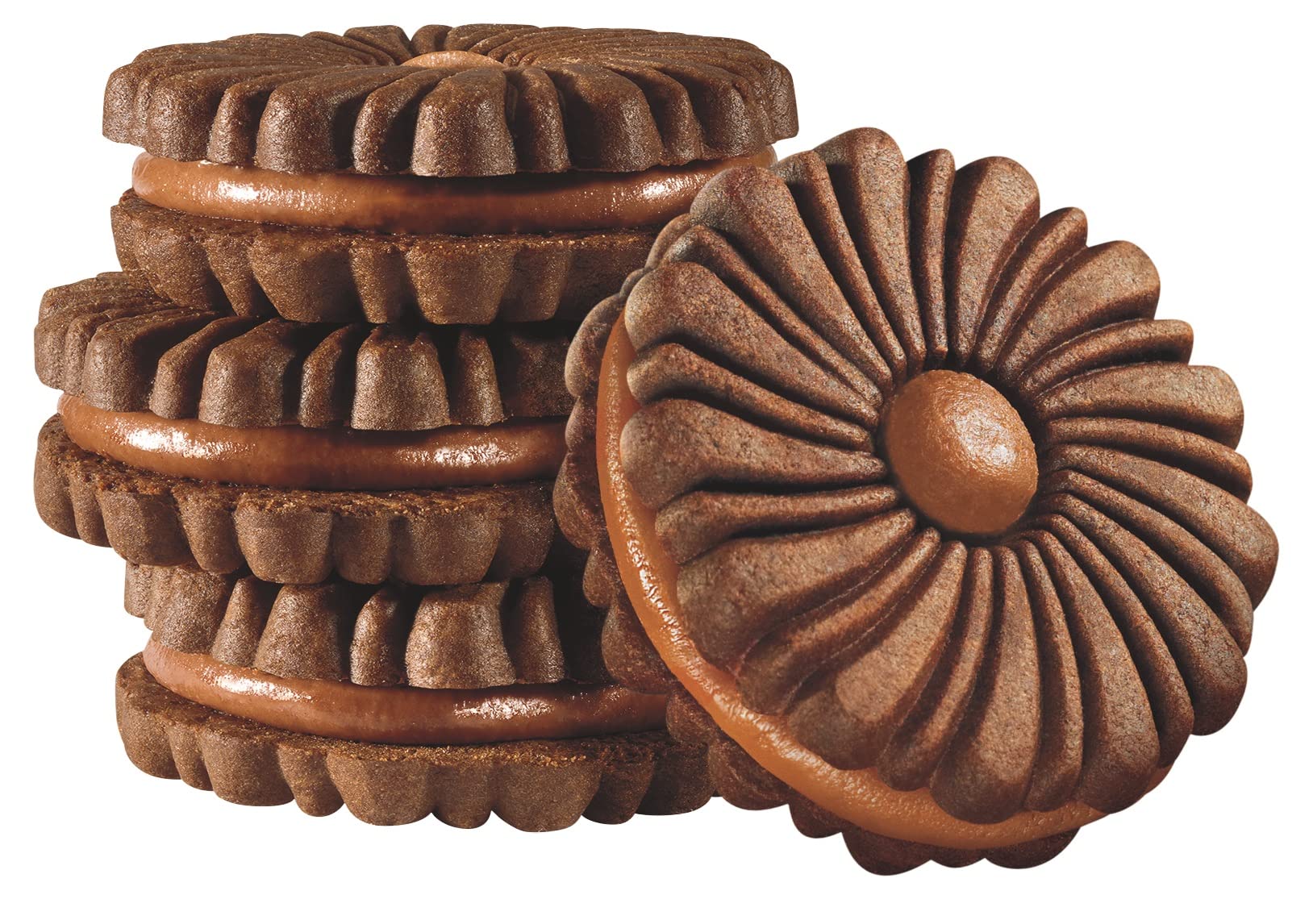 Dare Chocolate Fudge Sandwich Crème Cookies - Vegan, Kosher Certified, 10.2oz (Pack of 12) - Perfect for Snacking, Parties & Gift Baskets