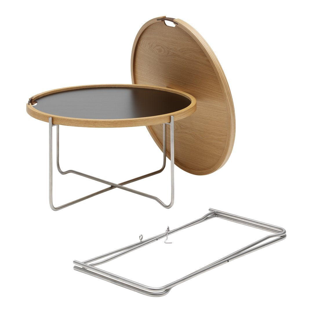 CH417 Adjustable Tray Table - Portable Bedside Laptop Desk with Cup Holder, Perfect for Breakfast in Bed, Working from Home, or Watching Movies in Bed
