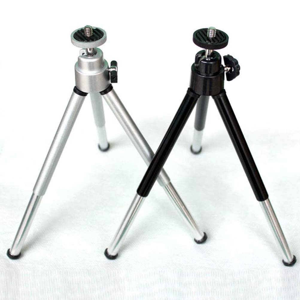 4-Pack Adjustable Phone Tripod Stand - Telescopic Mobile Phone Holder for iPhone, Samsung & Smartphones - Perfect for Live Streaming, Vlogging, Selfies & Video Calls - Desktop & Travel Use