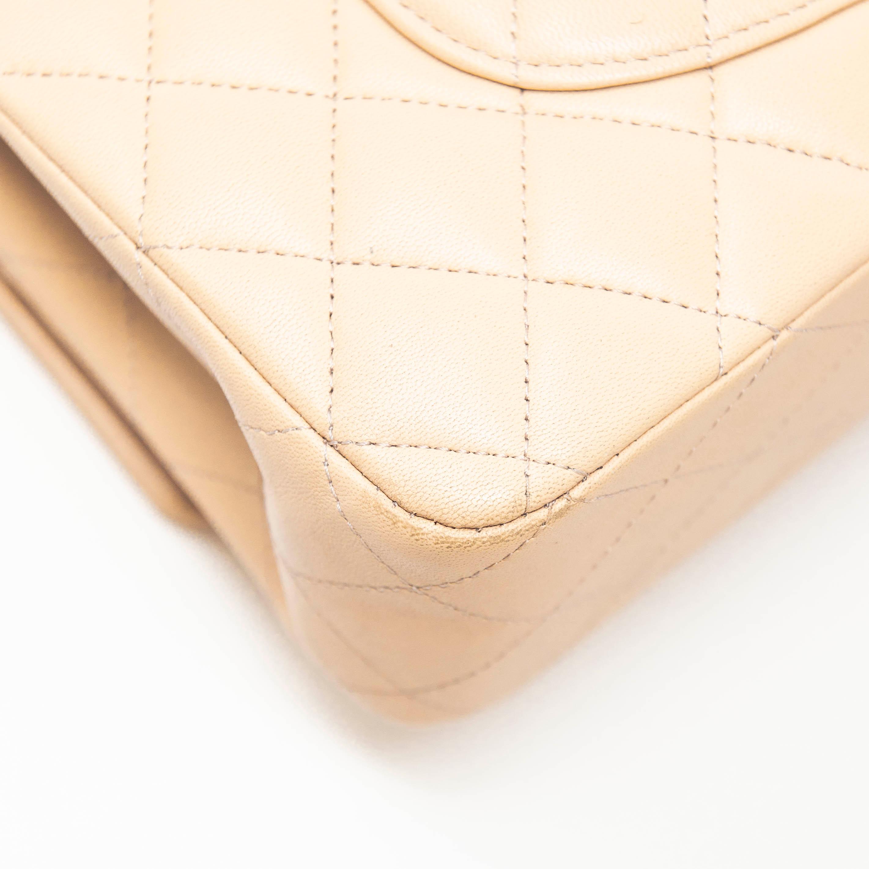 Chanel Beige Medium Classic Flap Bag - Timeless Luxury Handbag for Women | Perfect for Work, Evening Events & Everyday Elegance