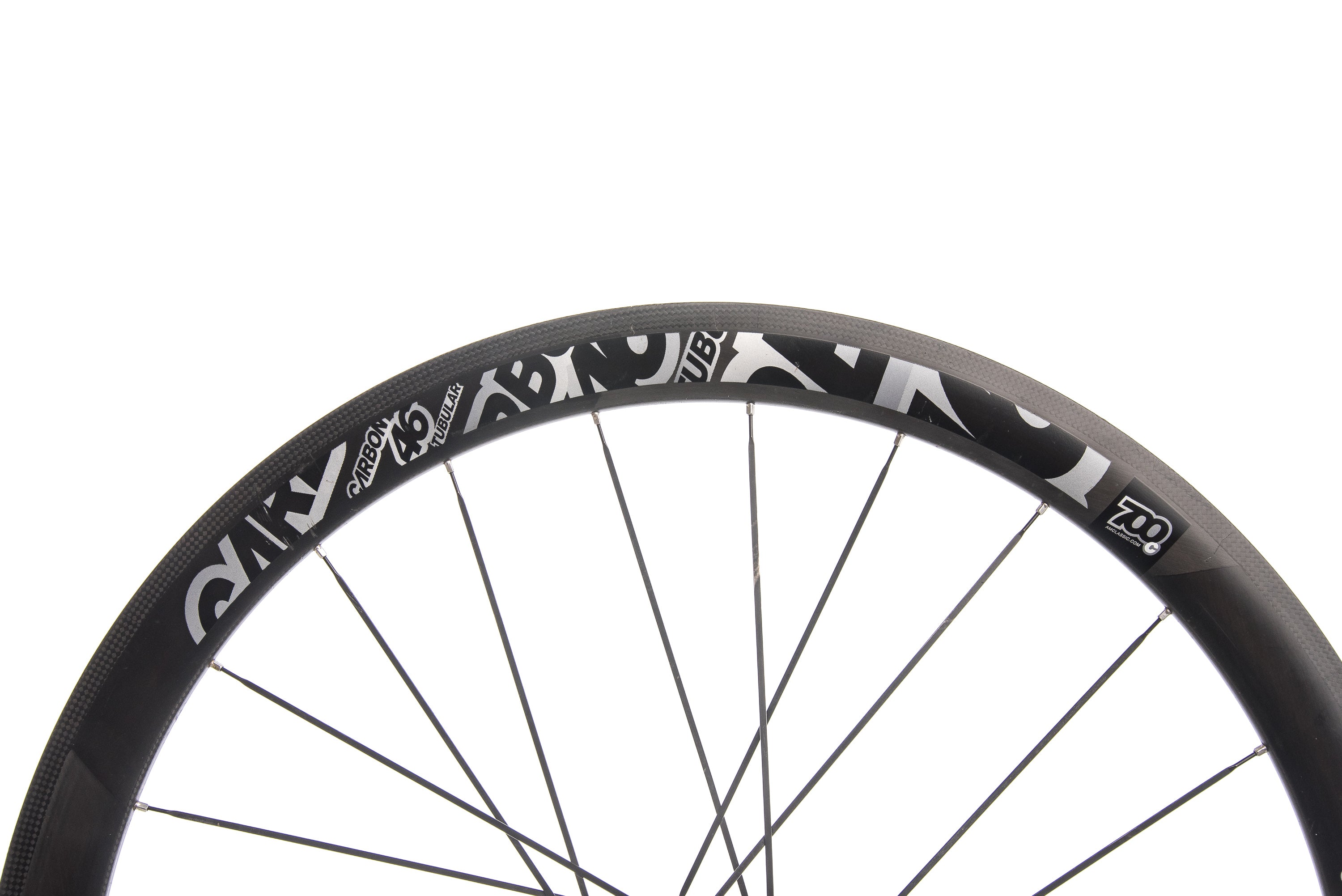 American Classic 46 Disc Carbon Tubular 700c Wheelset - Lightweight Road Bike Wheels for Racing & Performance Cycling