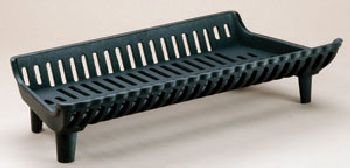 Medium Cast Iron Wood Grate - Heavy Duty Fireplace Grate for Logs - Perfect for Indoor/Outdoor Fire Pits, Wood Stoves & Fireplace Inserts