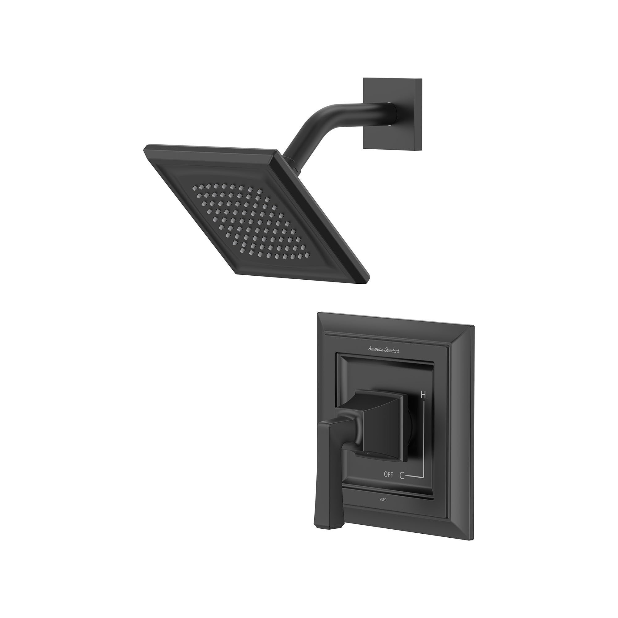 American Standard TU455507.002 Town Square S Shower Only Trim Kit, 1.8 GPM, Chrome Finish - Perfect for Bathroom Renovations & Modern Home Upgrades