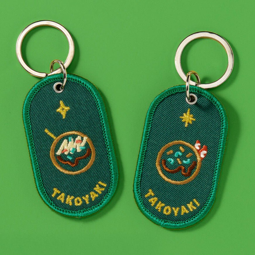 2/8b Pair Key Ring - Durable Stainless Steel Keychain with Iroha Design - Perfect for Home, Office, and Travel Organization