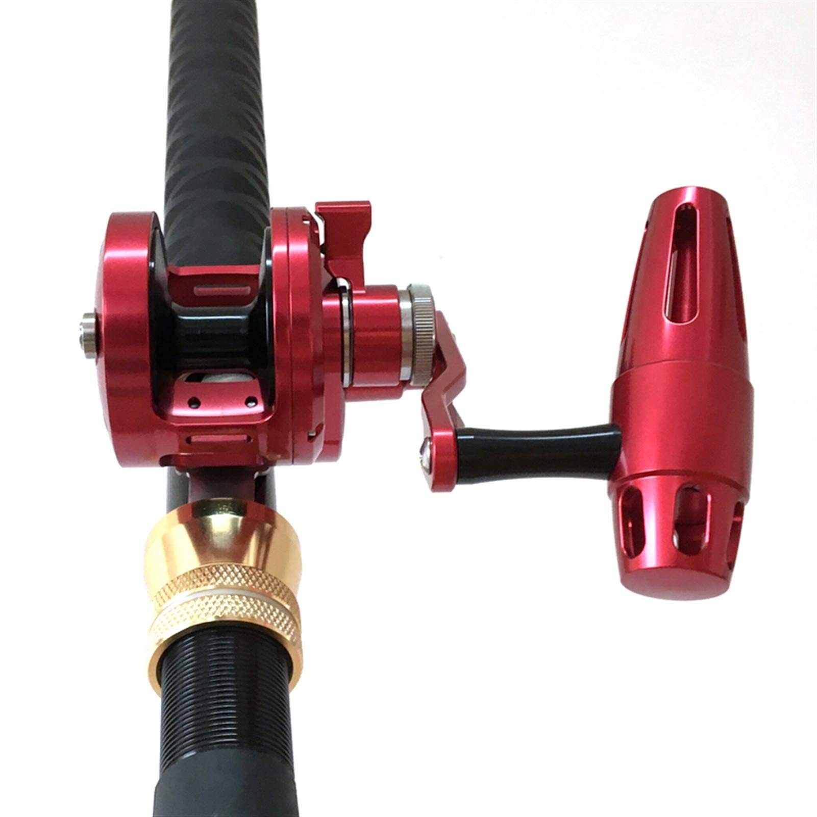 Premium Saltwater Fishing Reel - High Speed 6.0:1 Slow Jigging Reel with Narrow Spool & Right/Left Handle for Trolling, Jigging - Ideal for Saltwater, Ice, Inshore and Freshwater Fishing | Perfect for Deep Sea, Coastal & Ice Fishing Adventures