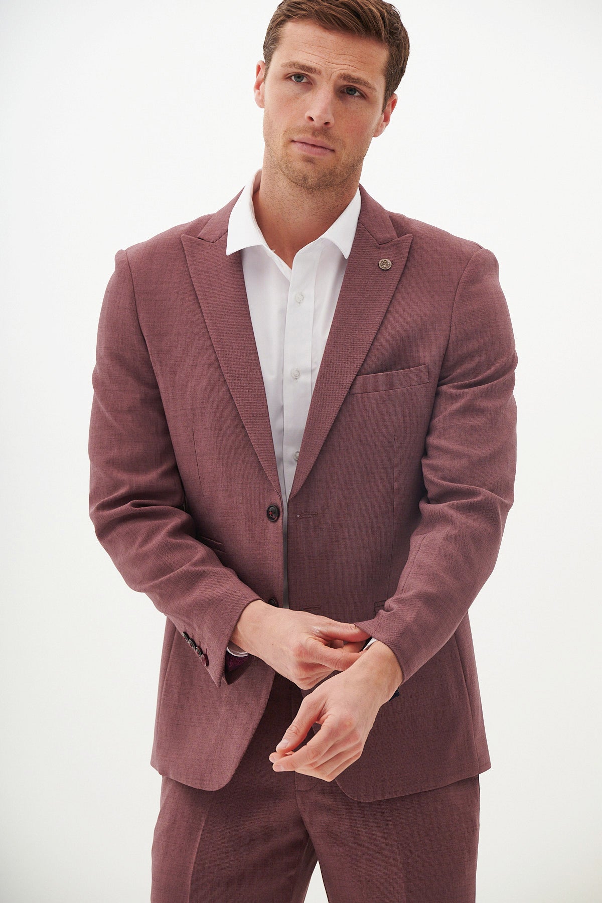 Stylish MONTY Mauve Tailored Blazer for Women - Perfect for Office Wear, Business Meetings & Formal Events