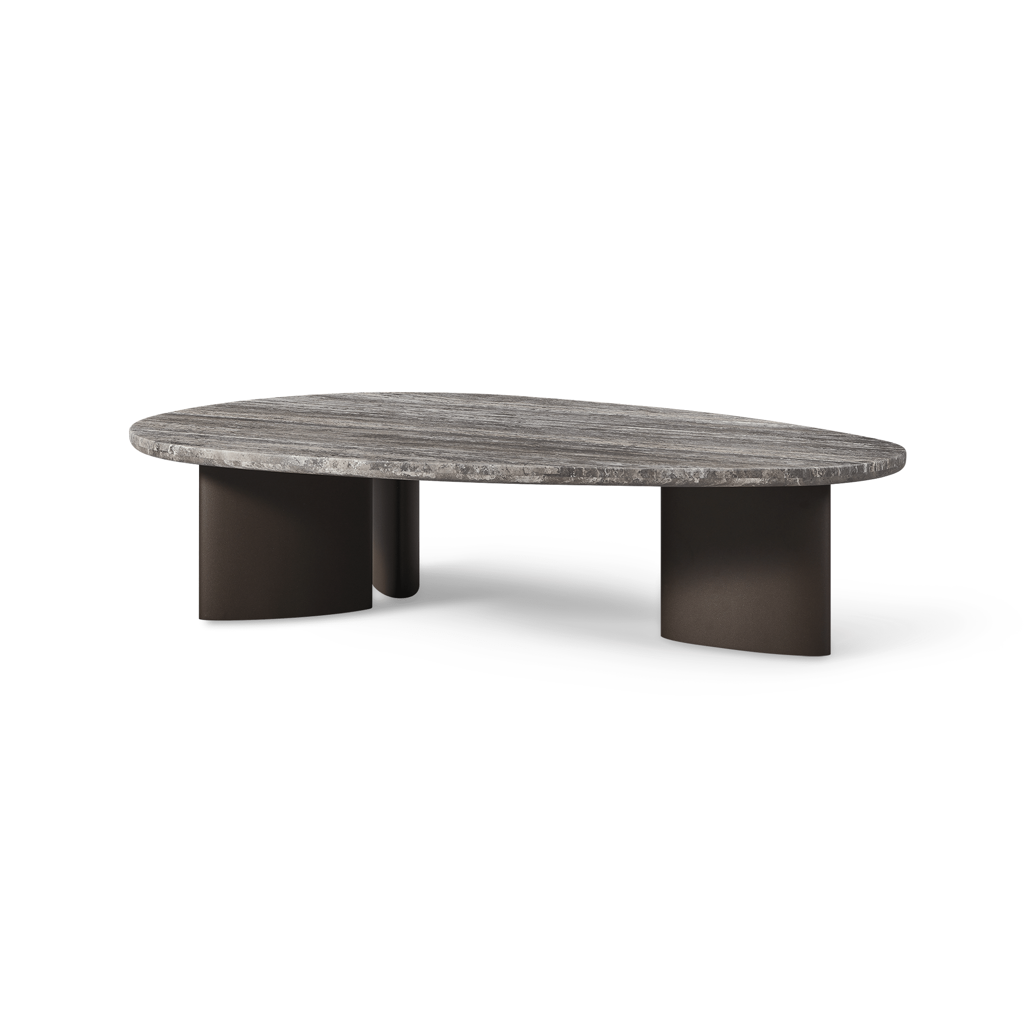 Newport Aluminum Rectangle Coffee Table 64 Inch - Modern & Durable Living Room Centerpiece for Home Decor, Perfect for Family Gatherings & Relaxing Evenings