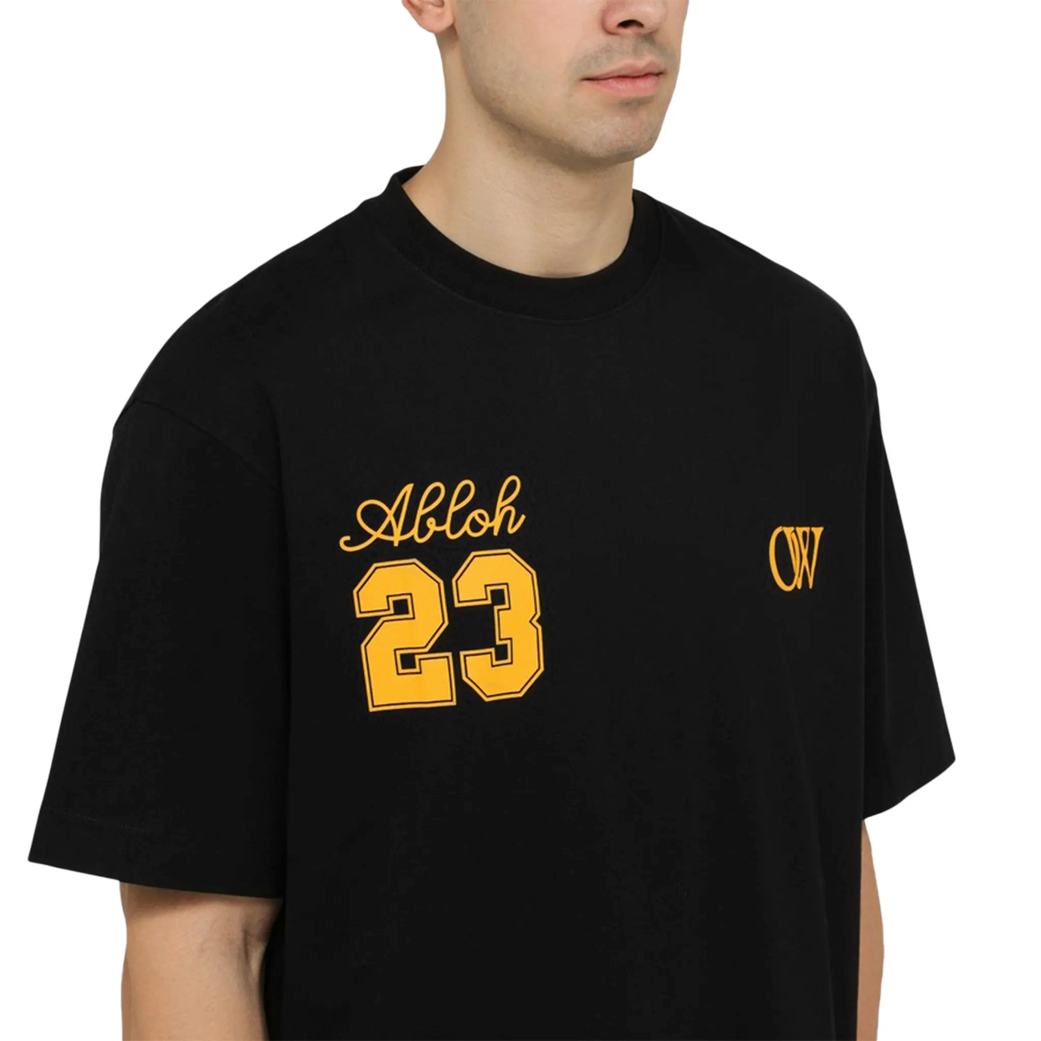 Off White OW 23 Skate Black Graphic T-Shirt - Streetwear Skateboard Fashion for Men | Perfect for Casual Wear, Skate Sessions & Urban Outfits