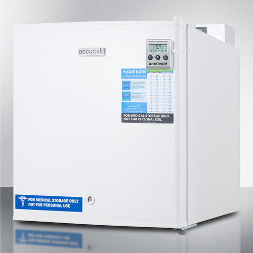 Accucold FS24LVAC Compact All Freezer - 2.4 Cu.Ft Energy Efficient Upright Freezer for Home, Garage, or Basement - Perfect for Storing Frozen Foods, Ice Cream, and Meal Prep